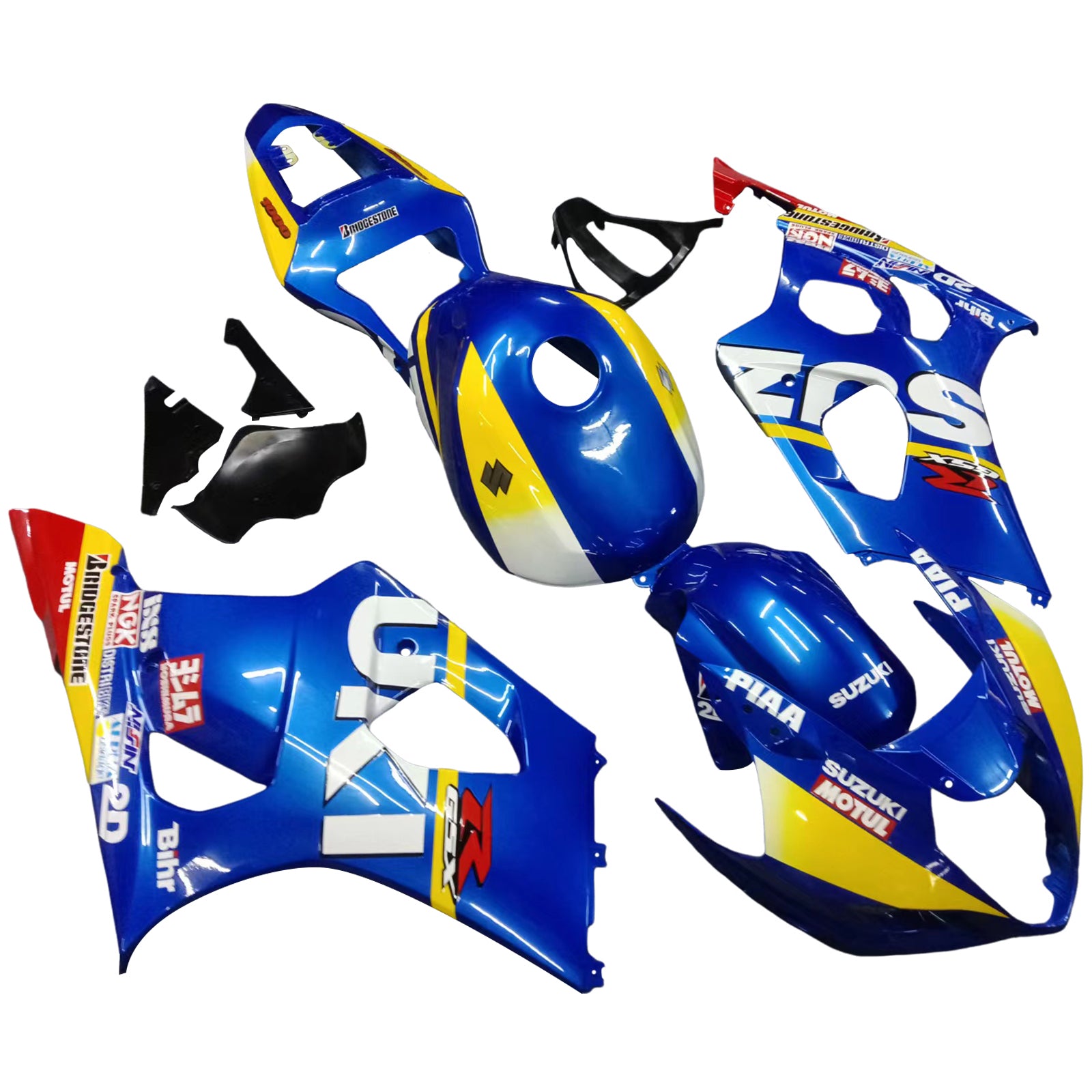 سوزوكي GSXR1000 2003-2004 K3 Fairing Kit هيكل السيارة بلاستيك ABS