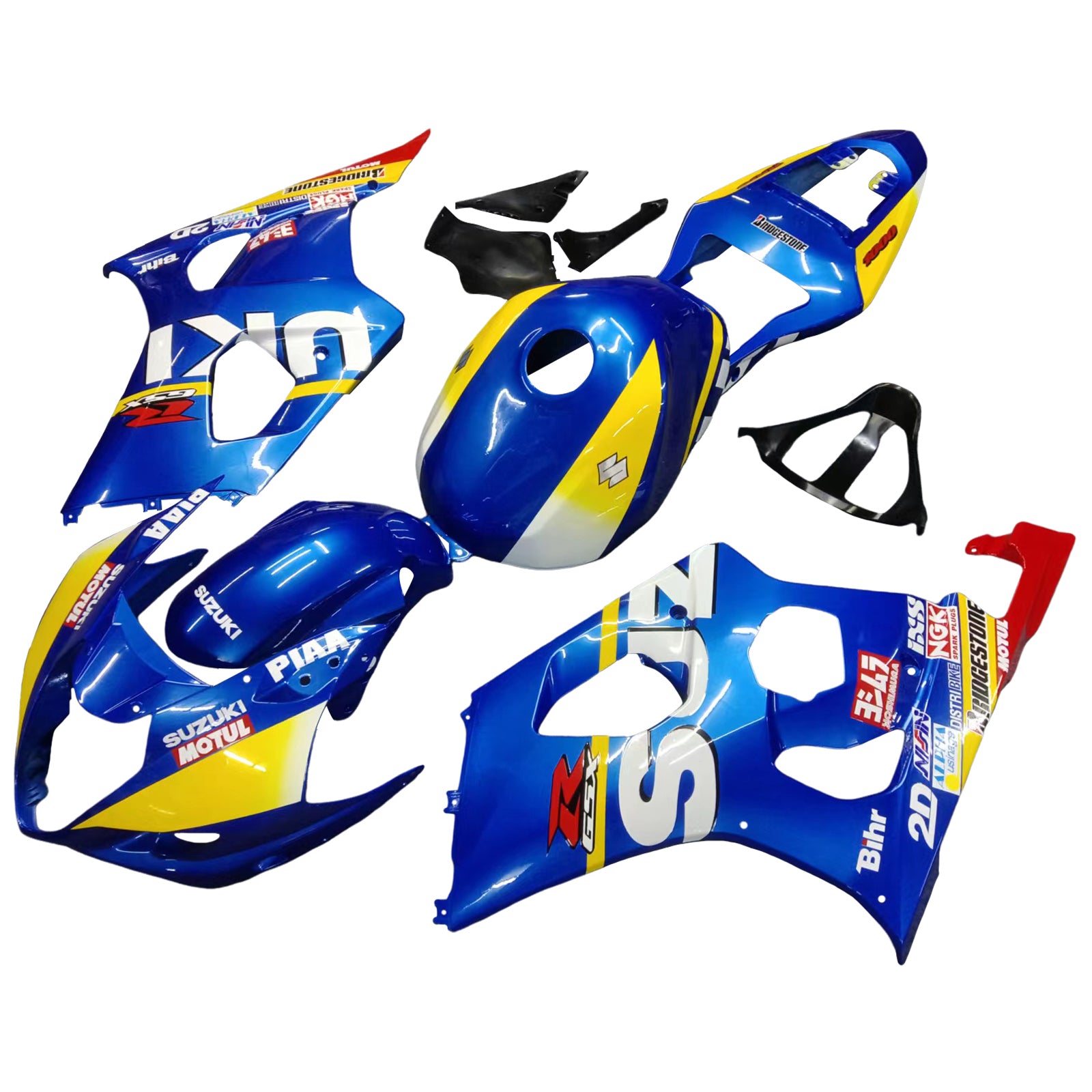 سوزوكي GSXR1000 2003-2004 K3 Fairing Kit هيكل السيارة بلاستيك ABS