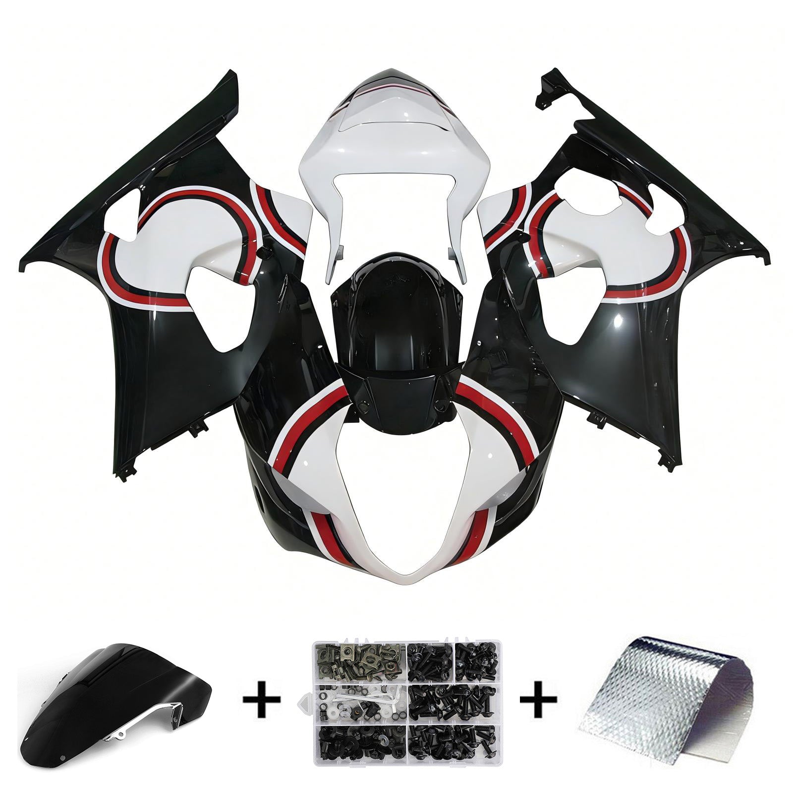 Amotopart Suzuki GSXR1000 2003-2004 K3 Fairing Kit Bodywork Plastic ABS