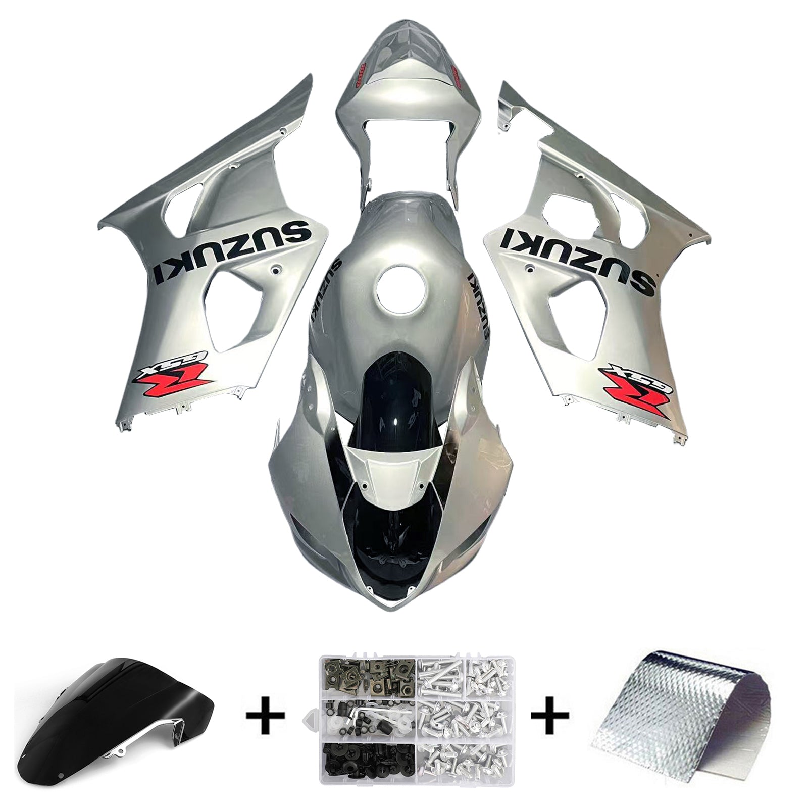 Amotopart Suzuki GSXR1000 2003-2004 K3 Fairing Kit Bodywork Plastic ABS