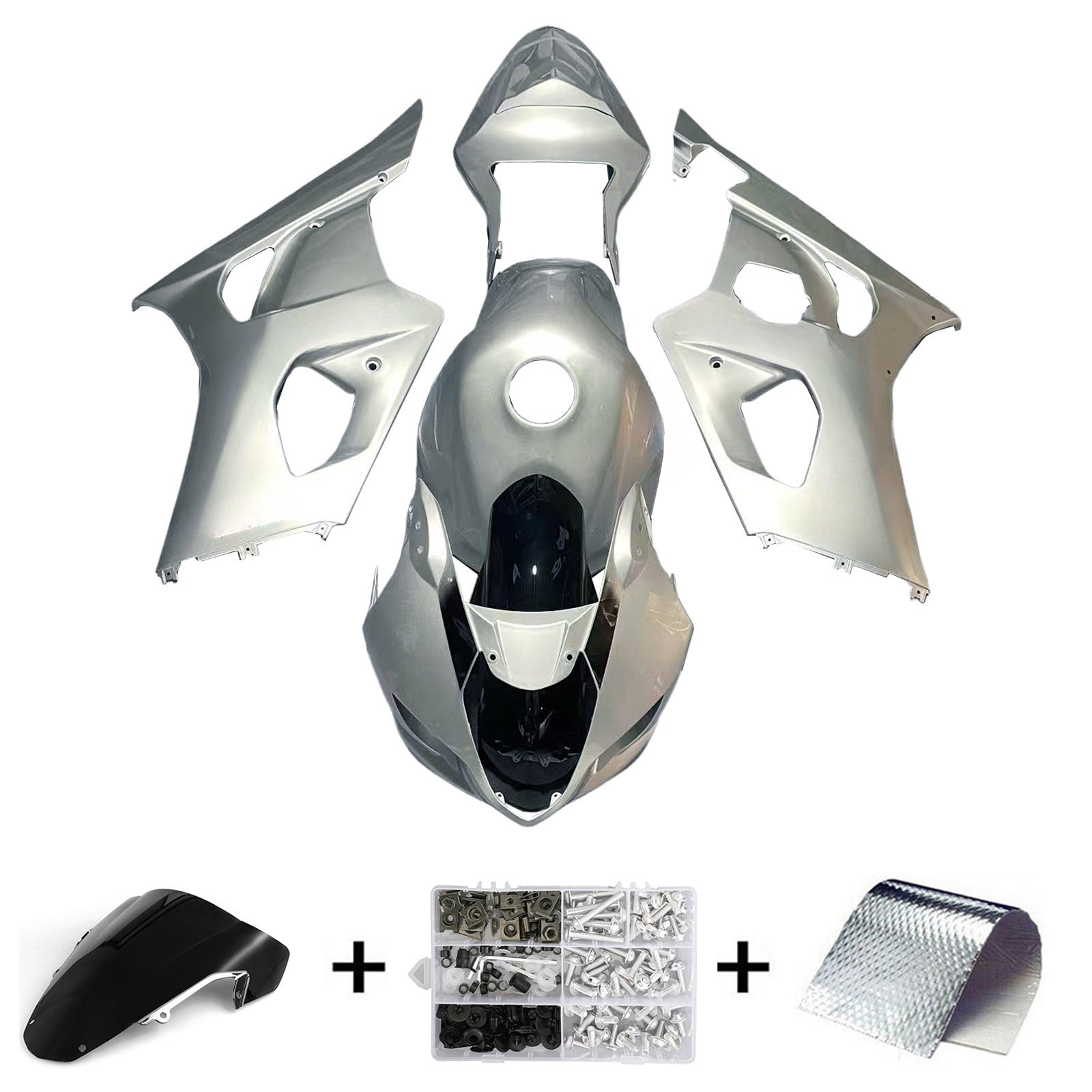 Amotopart Suzuki GSXR1000 2003-2004 K3 Kit Carenado Carrocería Plástico ABS