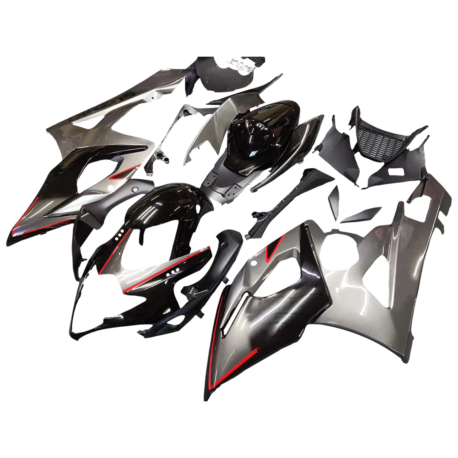 Fairings 2005-2006 Suzuki GSXR 1000 Silver & Black GSXR