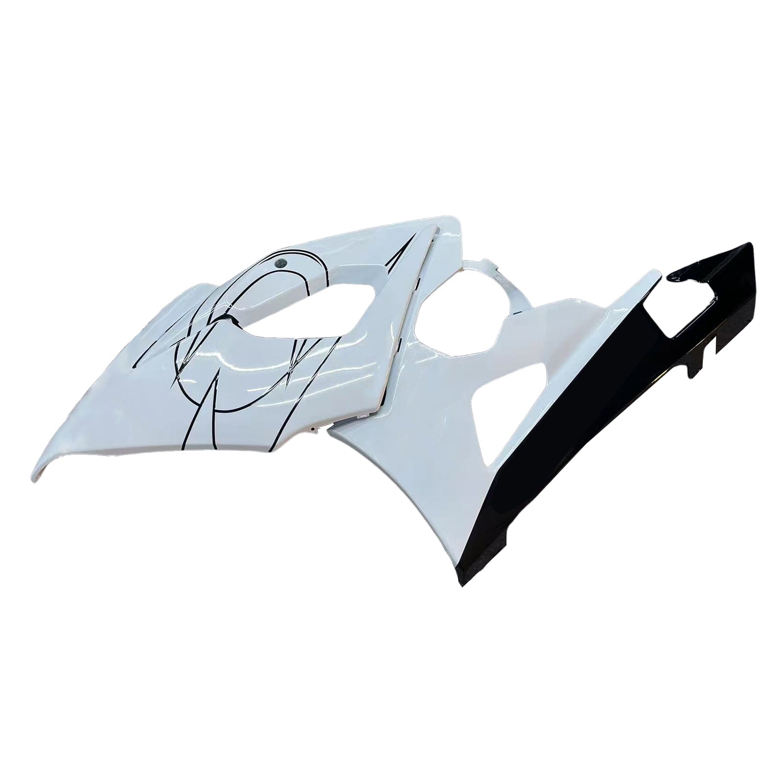 Fairings 2005-2006 Suzuki GSXR 1000 White Black Alstare  Generic