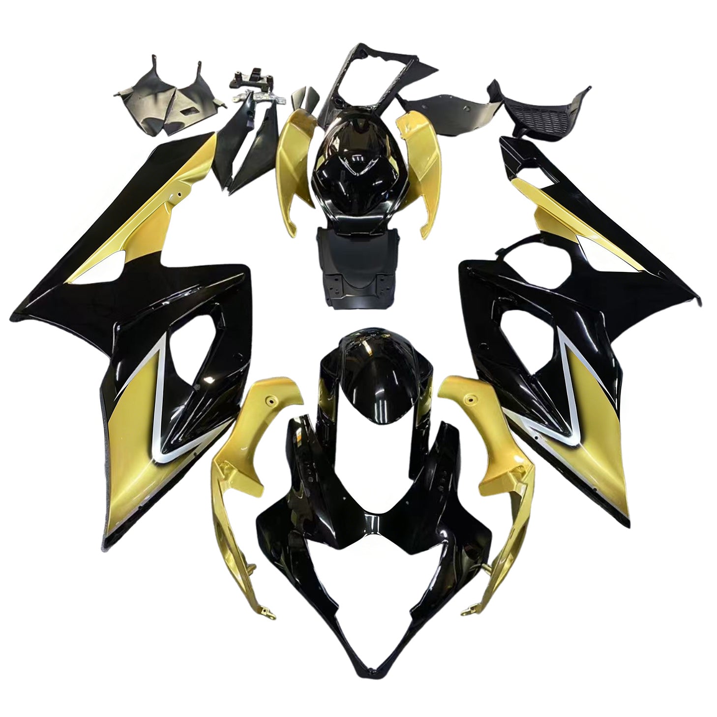 Fairings 2005-2006 Suzuki GSXR 1000 Black & Gold GSXR  Generic