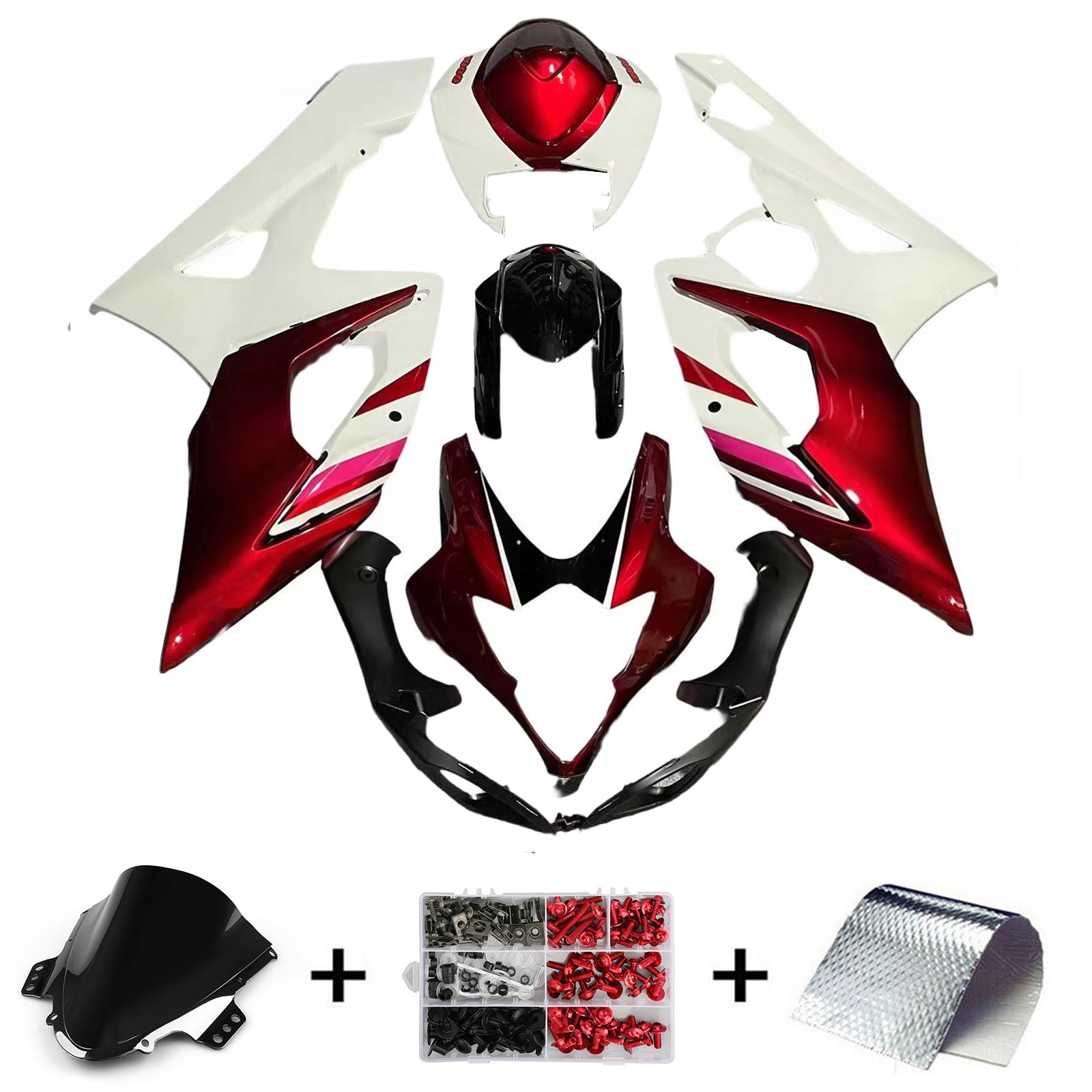 Amotopart Suzuki GSXR1000 2005-2006 K5 Fairing Kit Bodywork Plastic ABS
