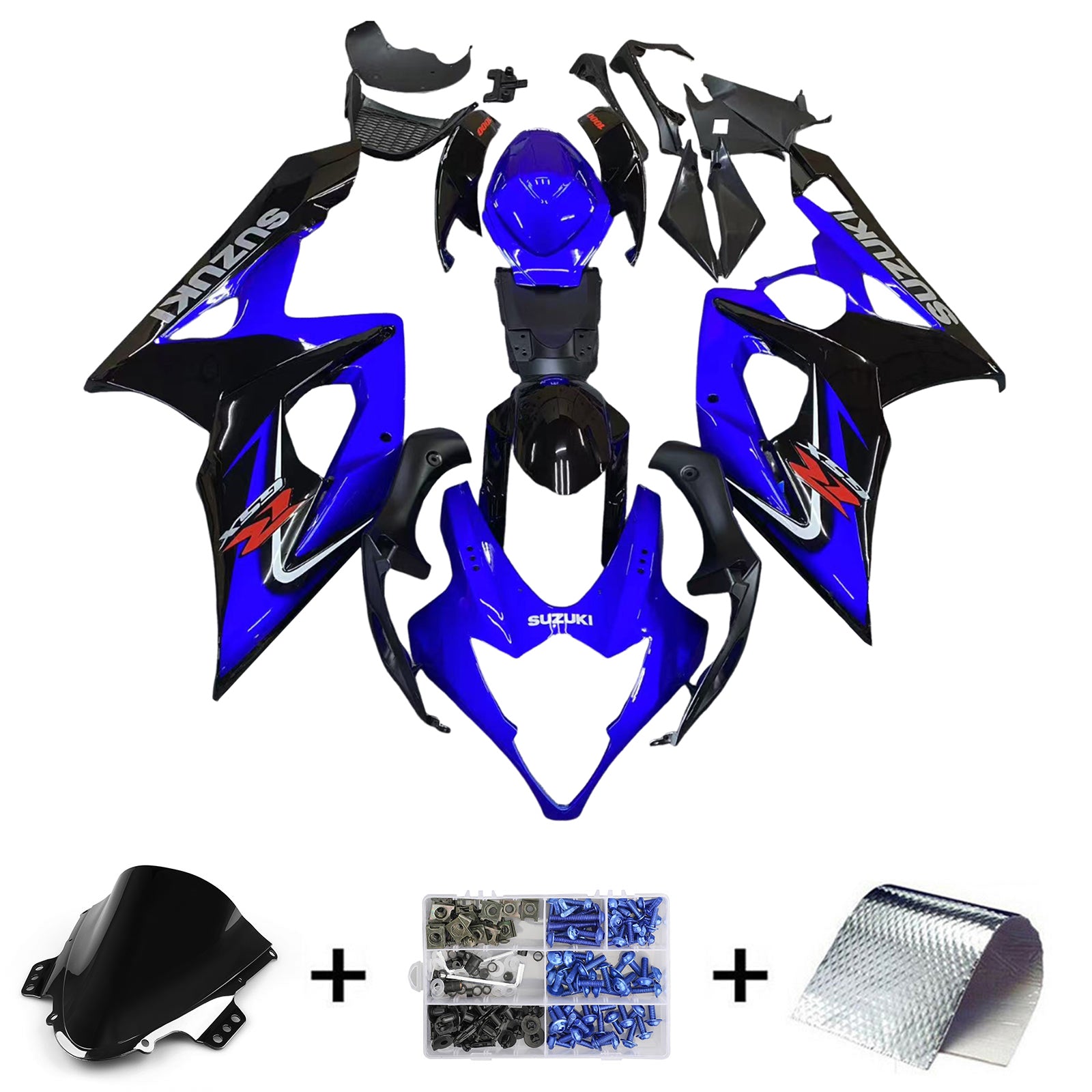 Amotopart Suzuki GSXR1000 2005-2006 K5 Fairing Kit Bodywork Plastic ABS