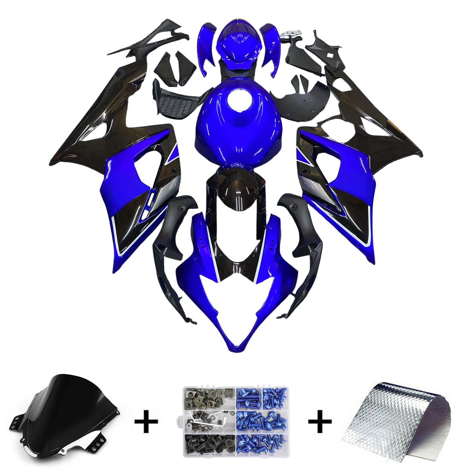 Amotopart Suzuki GSXR1000 2005-2006 K5 Fairing Kit Bodywork Plastic ABS