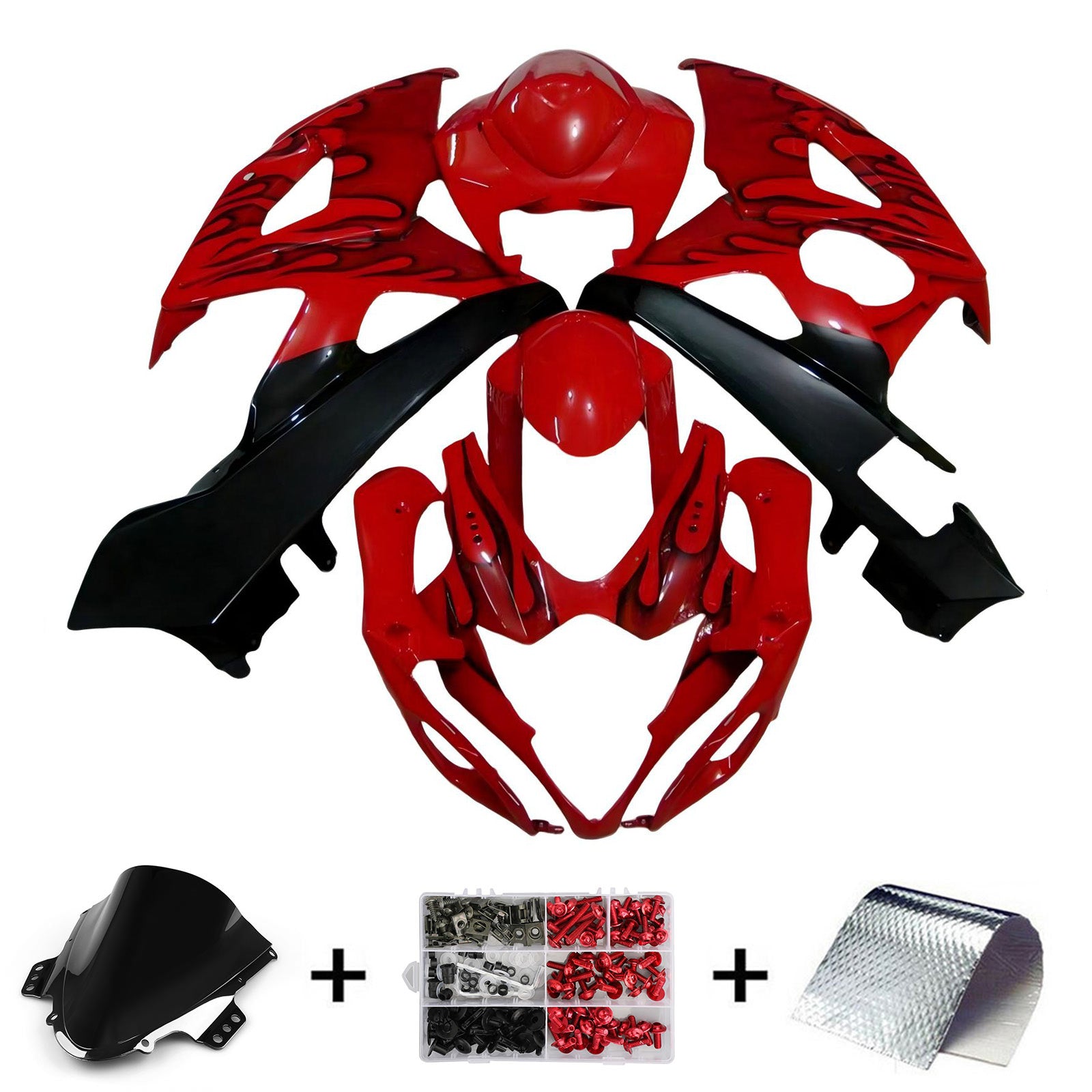 Amotopart Suzuki GSXR1000 2005-2006 K5 Fairing Kit Bodywork Plastic ABS