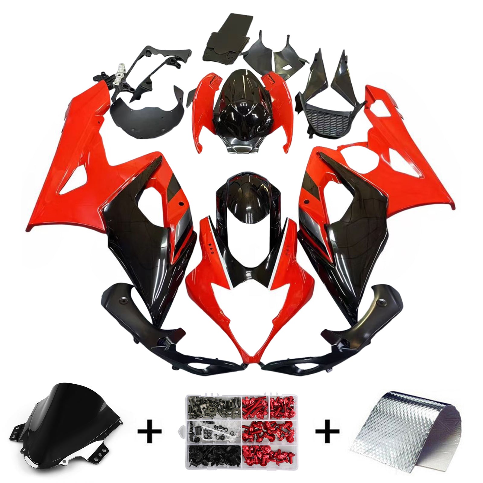 Amotopart Suzuki GSXR1000 2005-2006 K5 Fairing Kit Bodywork Plastic ABS