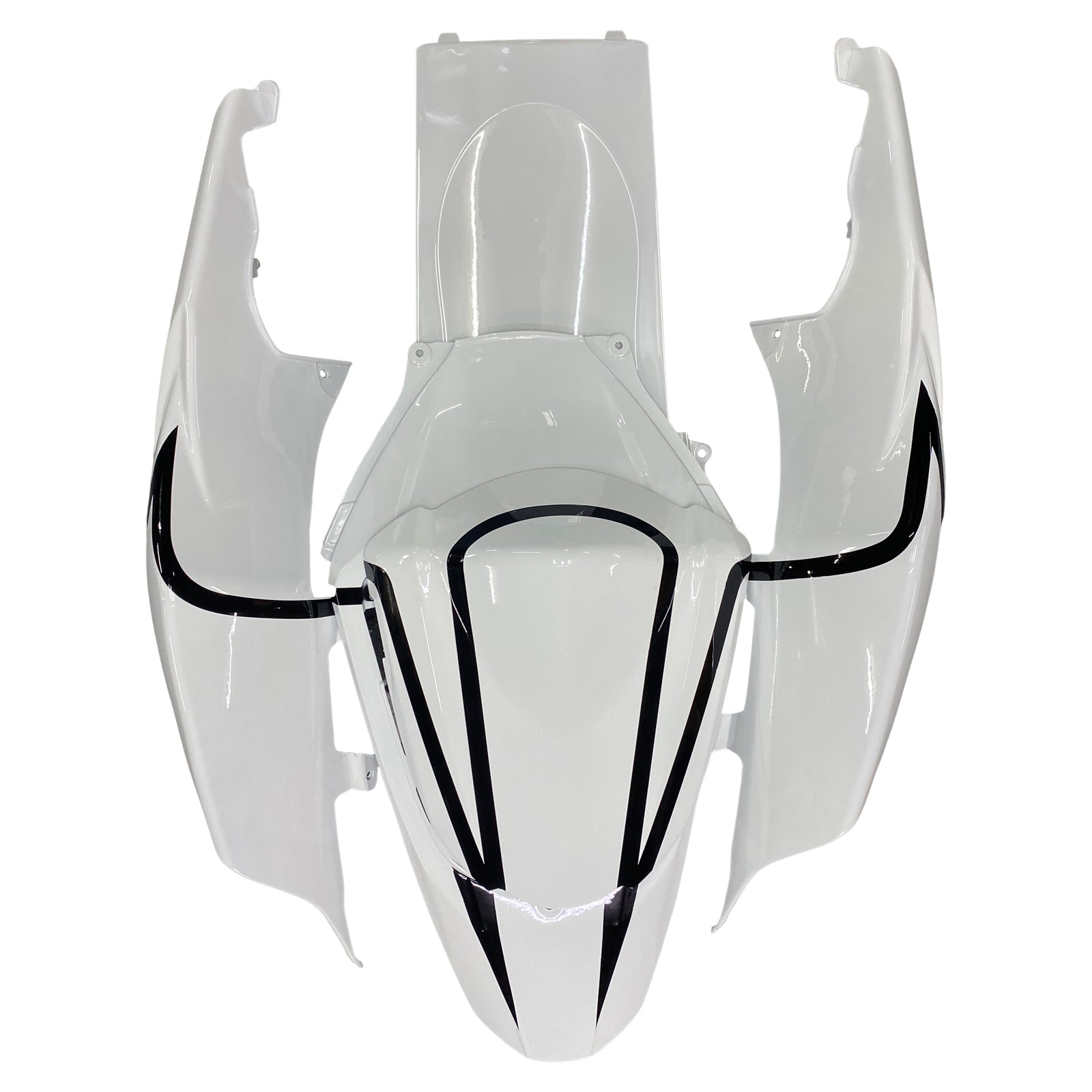 Fairings 2007-2008 Suzuki GSXR 1000 White Black Alstare