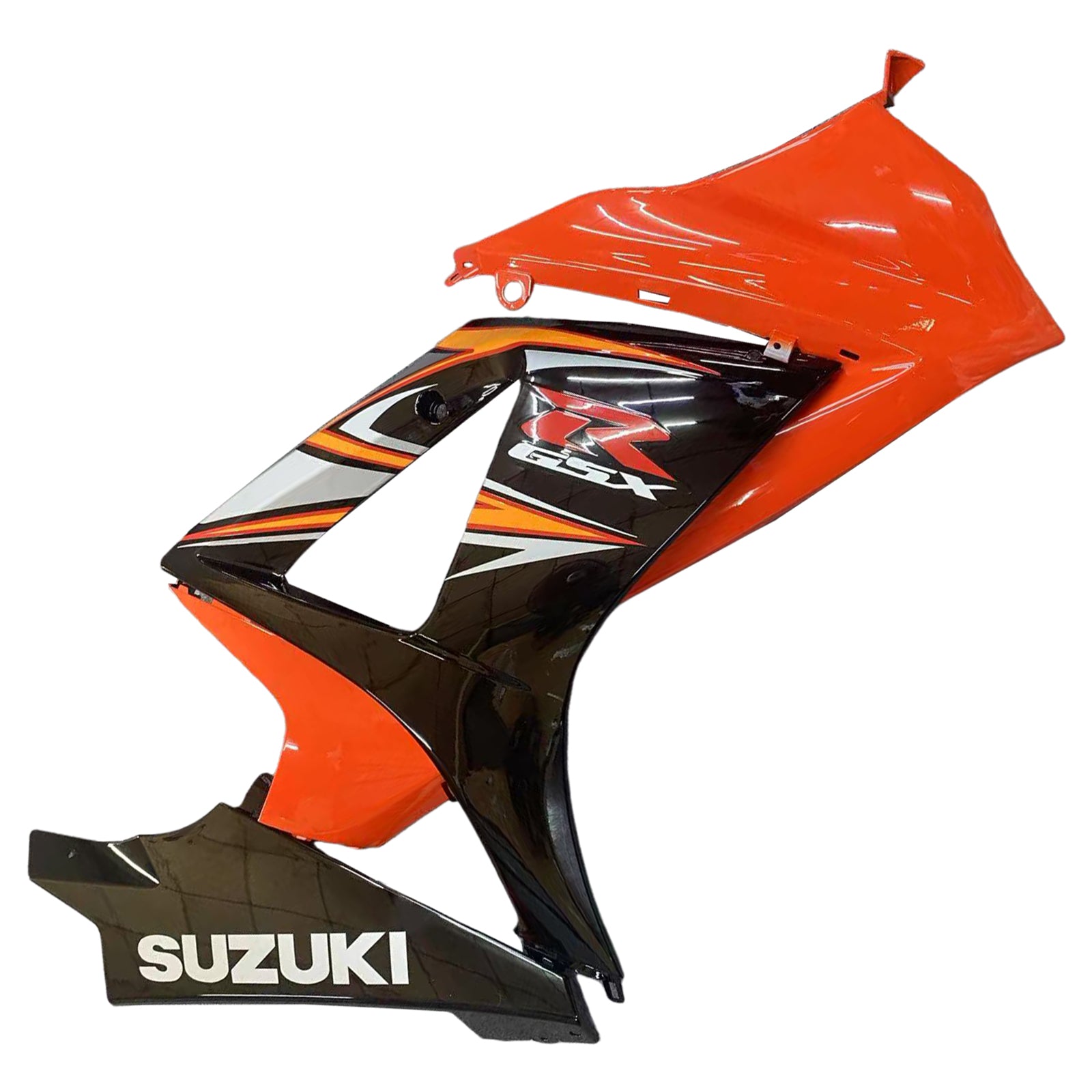 Fairings 2007-2008 Suzuki GSXR 1000 Black & Orange GSXR  Generic