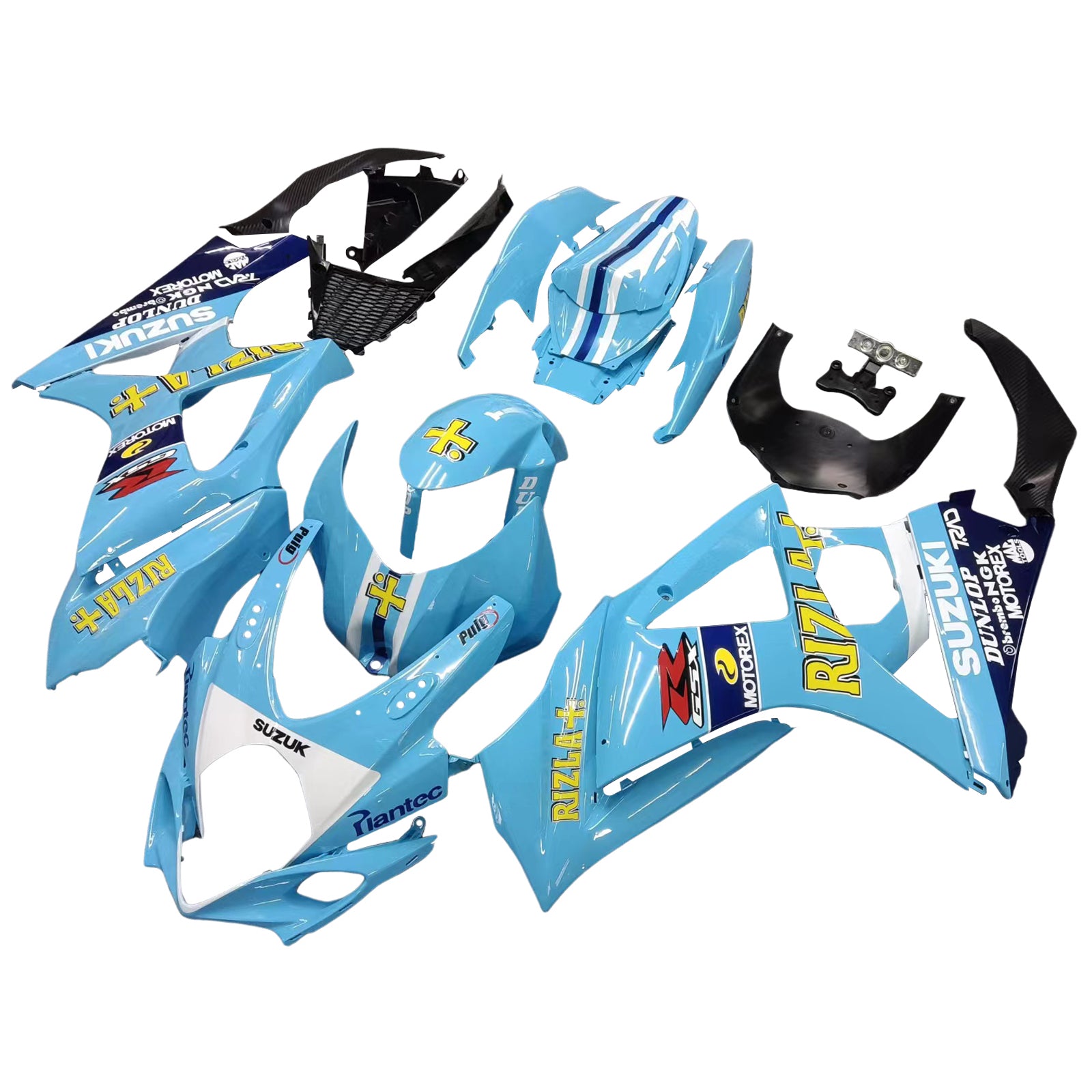 Fairings 2007-2008 Suzuki GSXR 1000 Blue Rizla