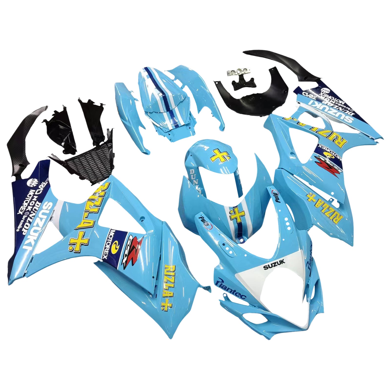 Fairings 2007-2008 Suzuki GSXR 1000 Blue Rizla