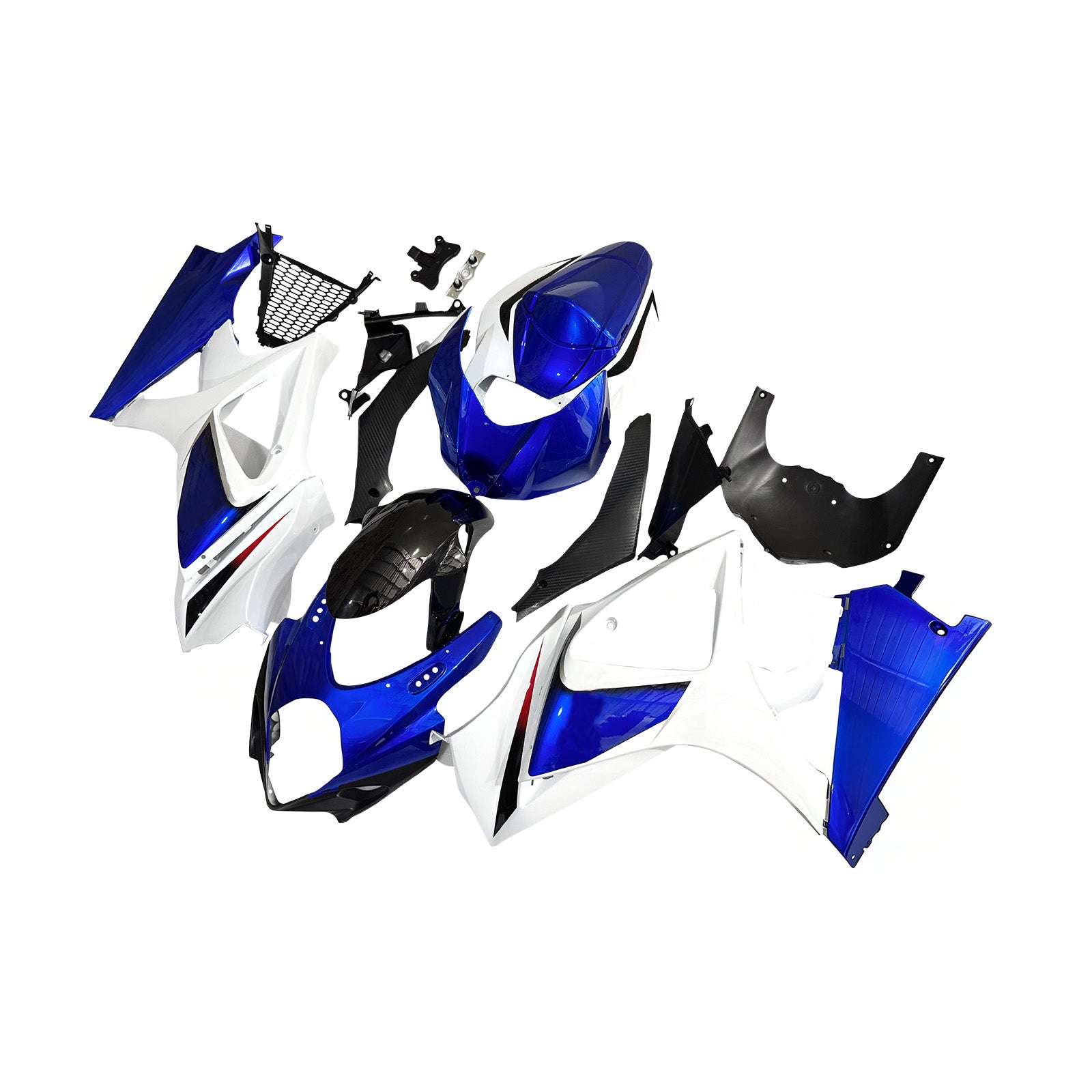 Fairings 2007-2008 Suzuki GSXR 1000 Blue & White GSXR   Generic