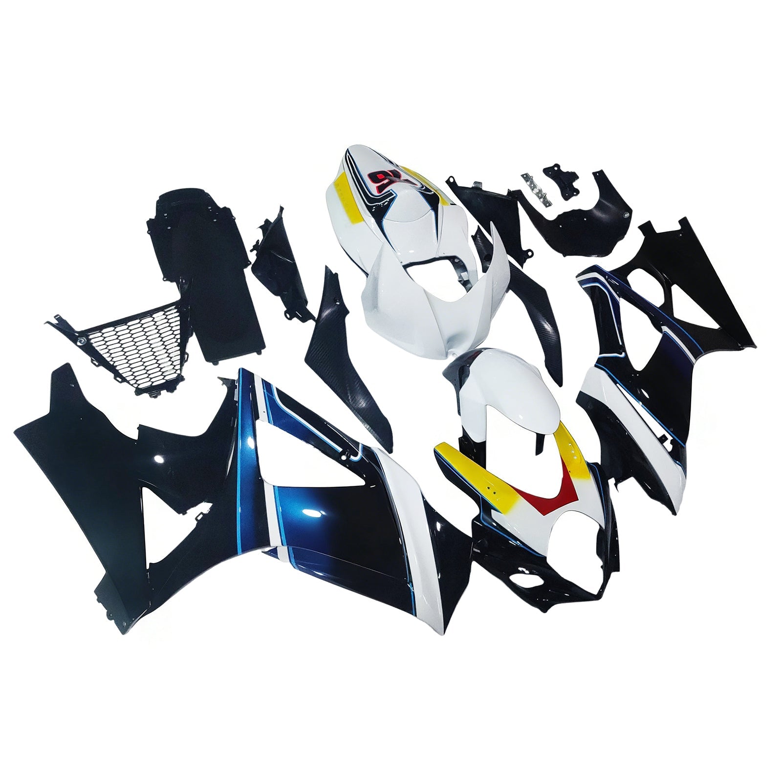 Fairings 2007-2008 Suzuki GSXR 1000 Multi-Color Brux Generic