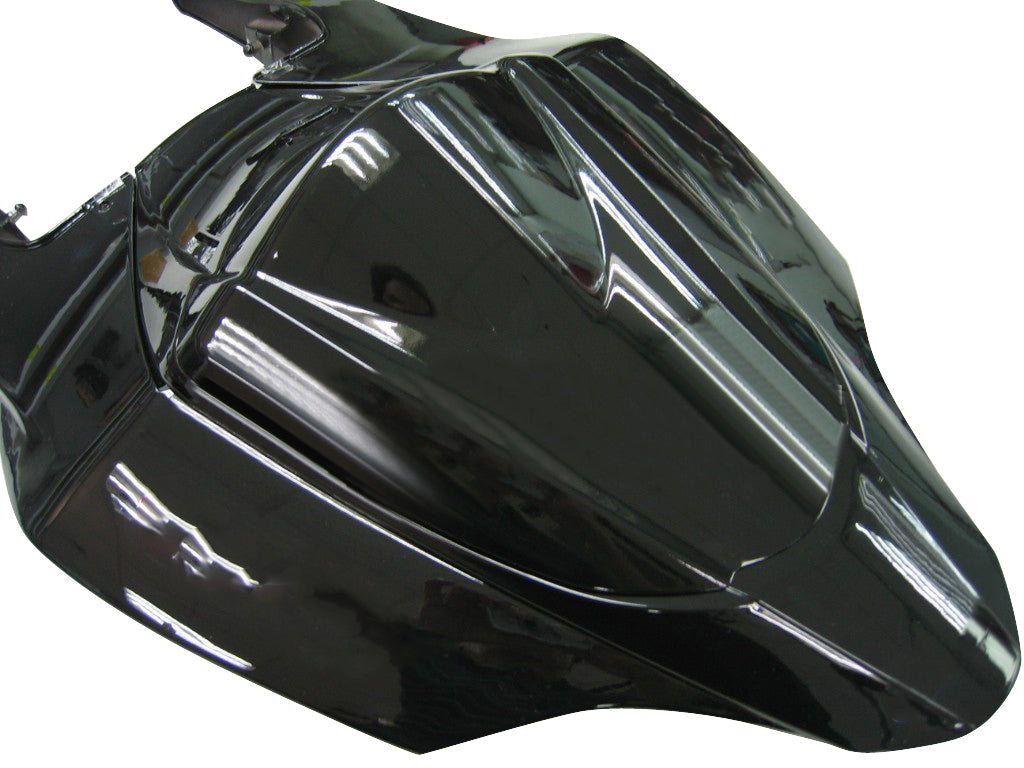 Fairings 2007-2008 Suzuki GSXR 1000 Black & Orange Gold Flame Generic