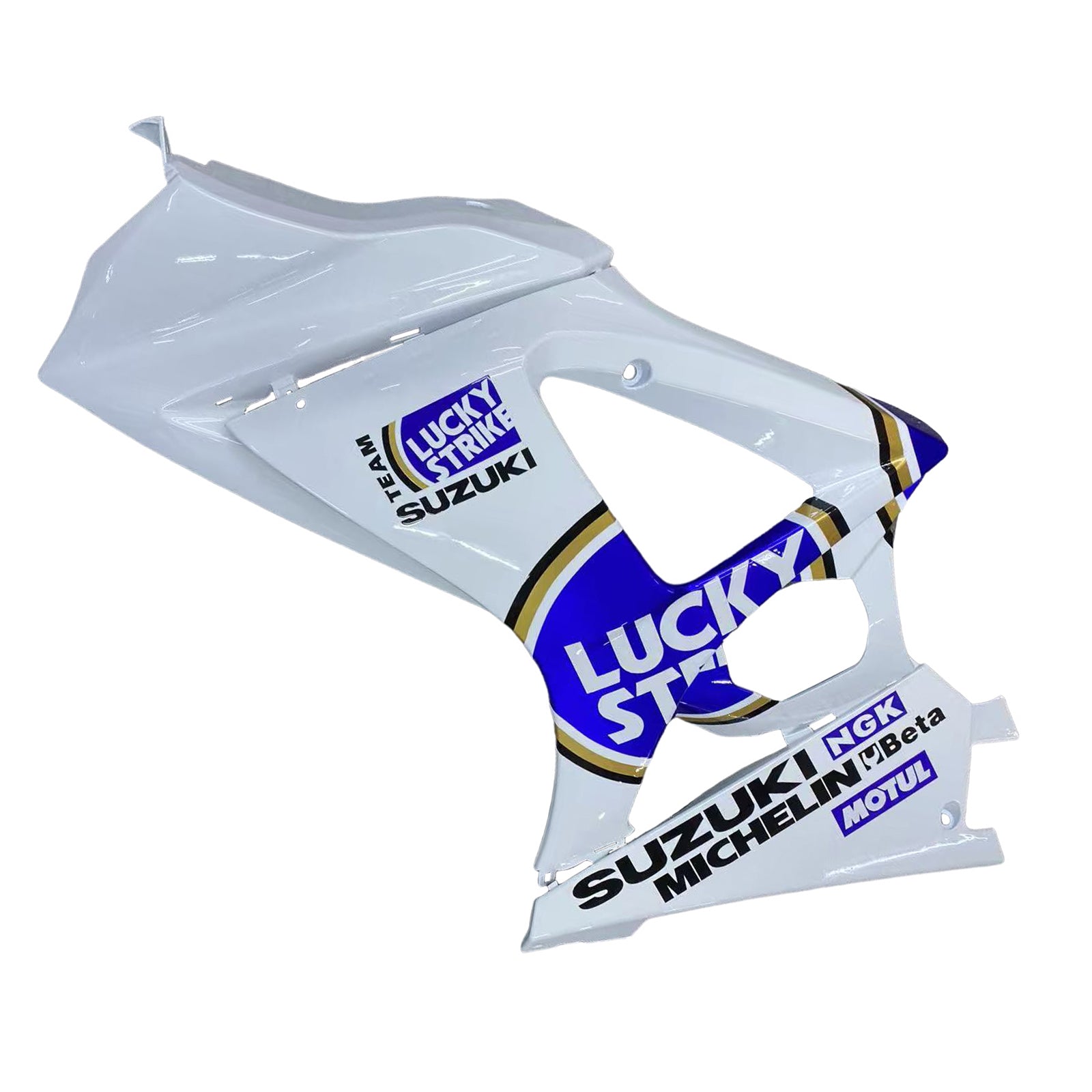 Fairings 2007-2008 Suzuki GSXR 1000 White & Blue Lucky Strike  Generic