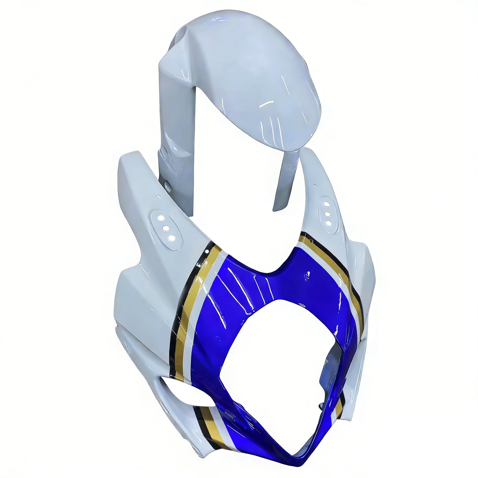 Fairings 2007-2008 Suzuki GSXR 1000 White & Blue Lucky Strike  Generic