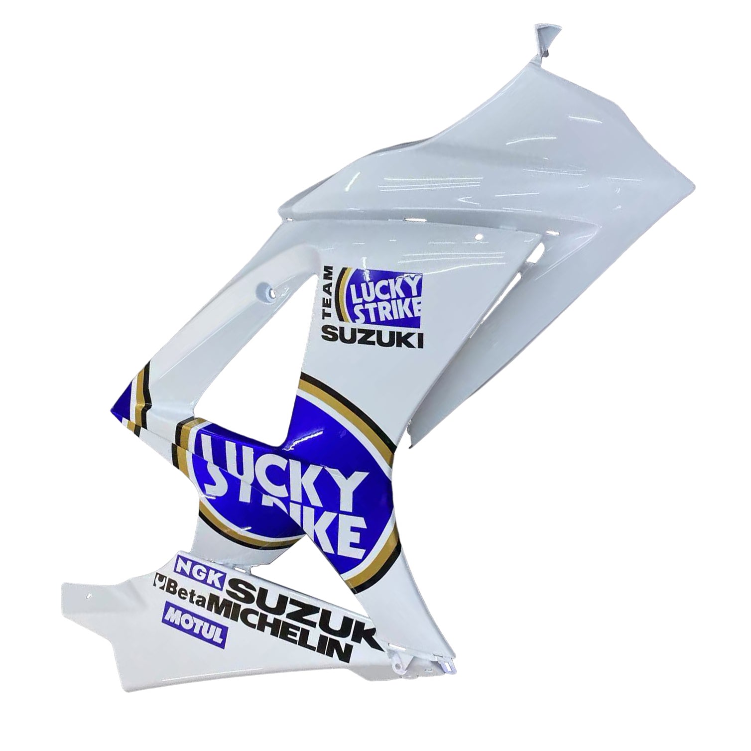 Fairings 2007-2008 Suzuki GSXR 1000 White & Blue Lucky Strike  Generic
