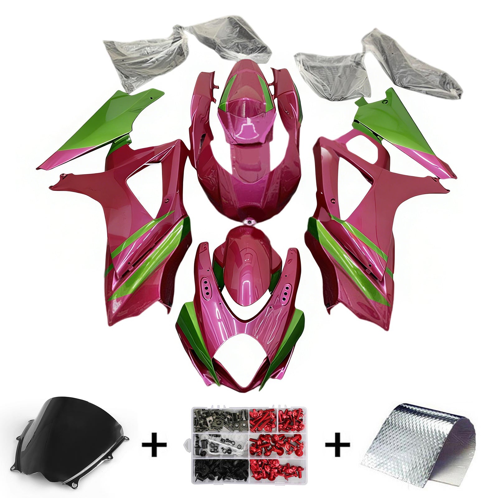Suzuki GSXR1000 2007-2008 K7 Fairing Kit Bodywork Plastic ABS
