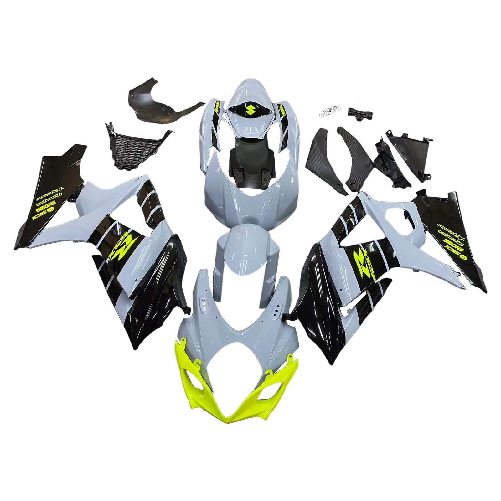 Suzuki GSXR1000 2007-2008 K7 Fairing Kit Bodywork Plastic ABS