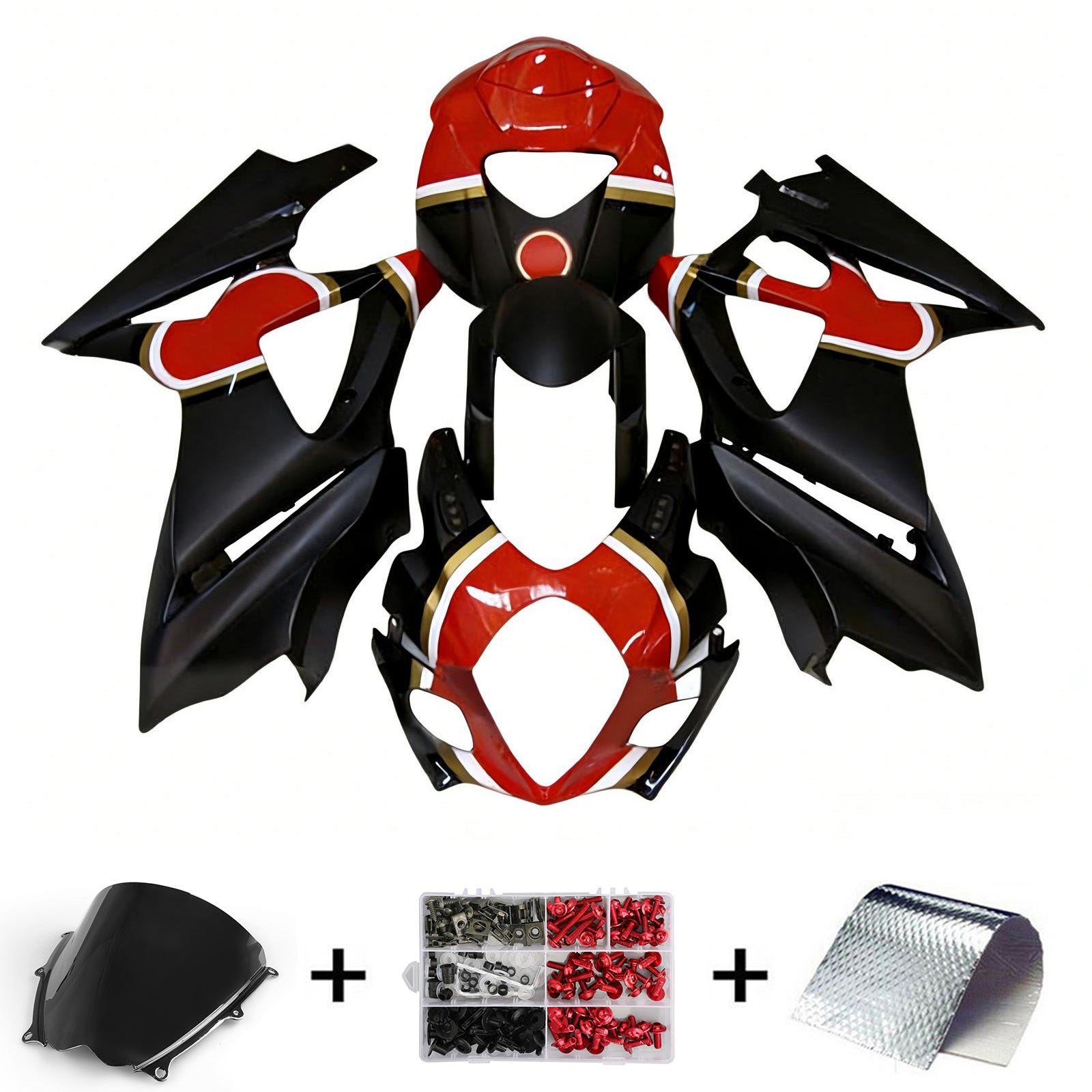Amotopart Suzuki GSXR1000 2007-2008 K7 Fairing Kit Bodywork Plastic ABS