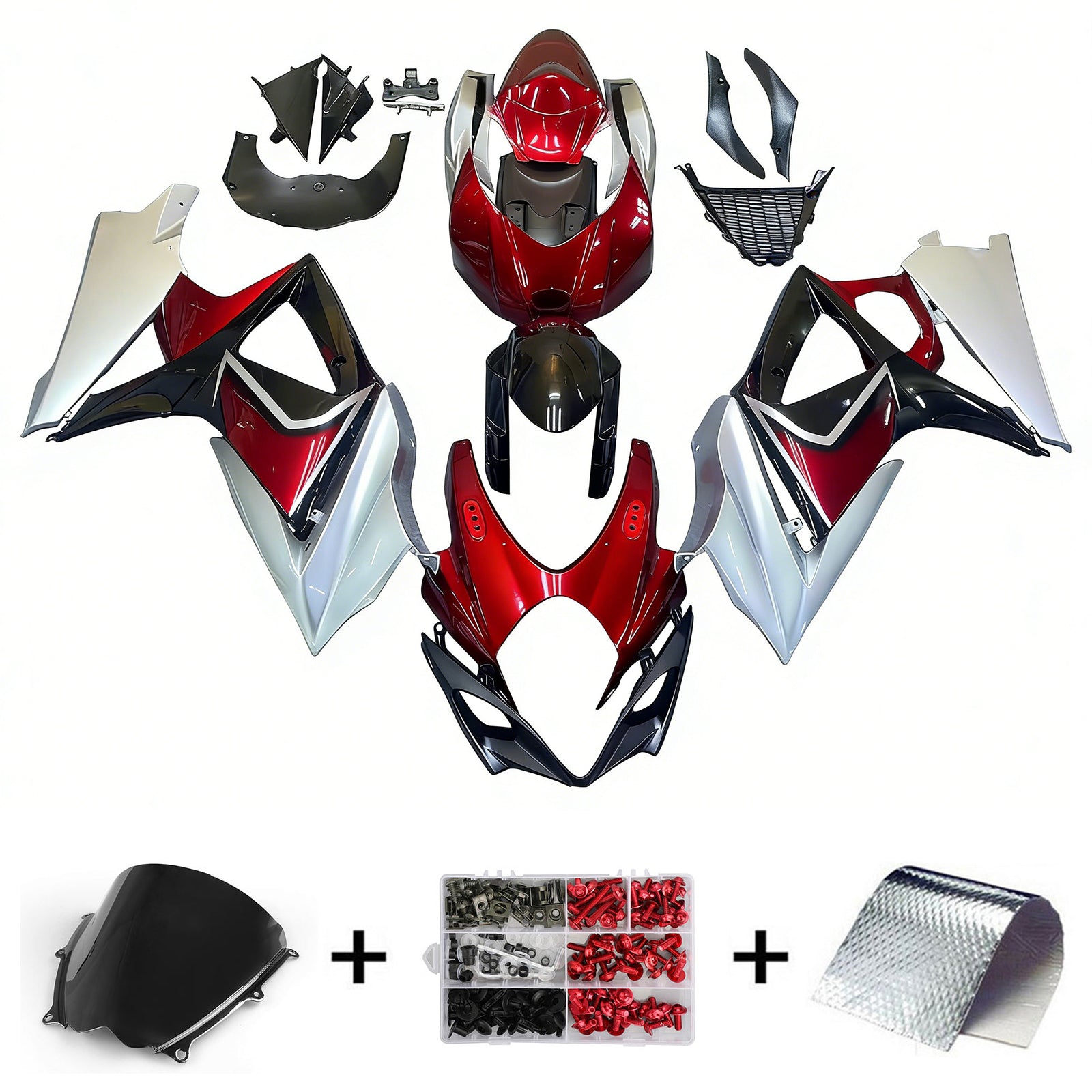 Amotopart Suzuki GSXR1000 2007-2008 K7 Fairing Kit Bodywork Plastic ABS