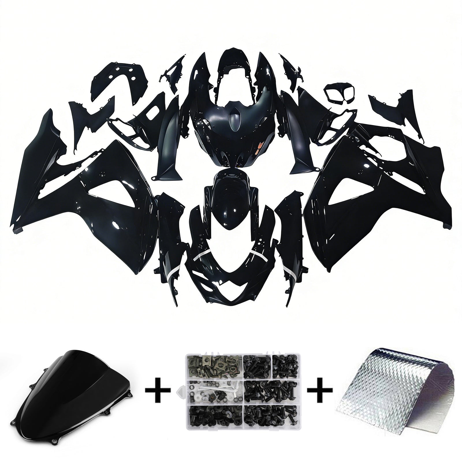 Fairings 2009-2016 Suzuki GSXR 1000 Black Jordan Generic