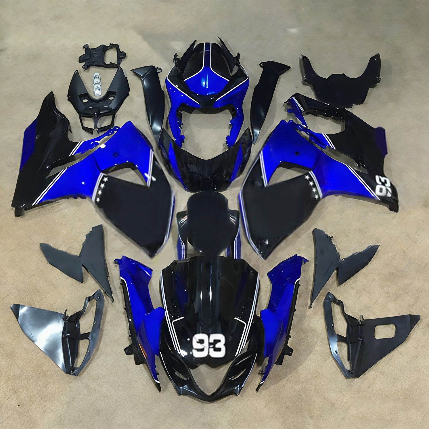 Amotopart Suzuki GSXR1000 2009-2016 K9 Fairing Kit Bodywork Plastic ABS