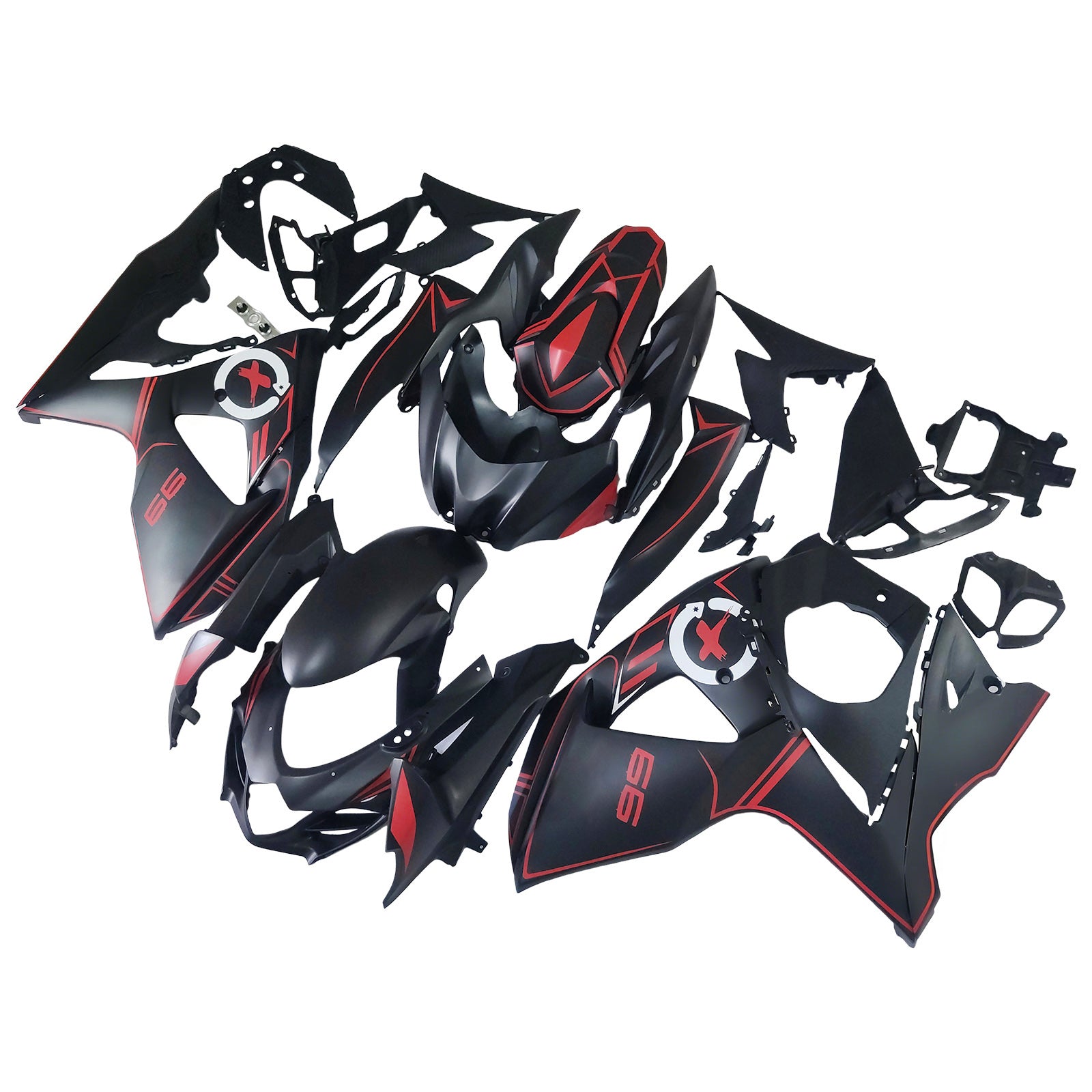 Amotopart Suzuki GSXR1000 2009-2016 K9 Fairing Kit Bodywork Plastic ABS