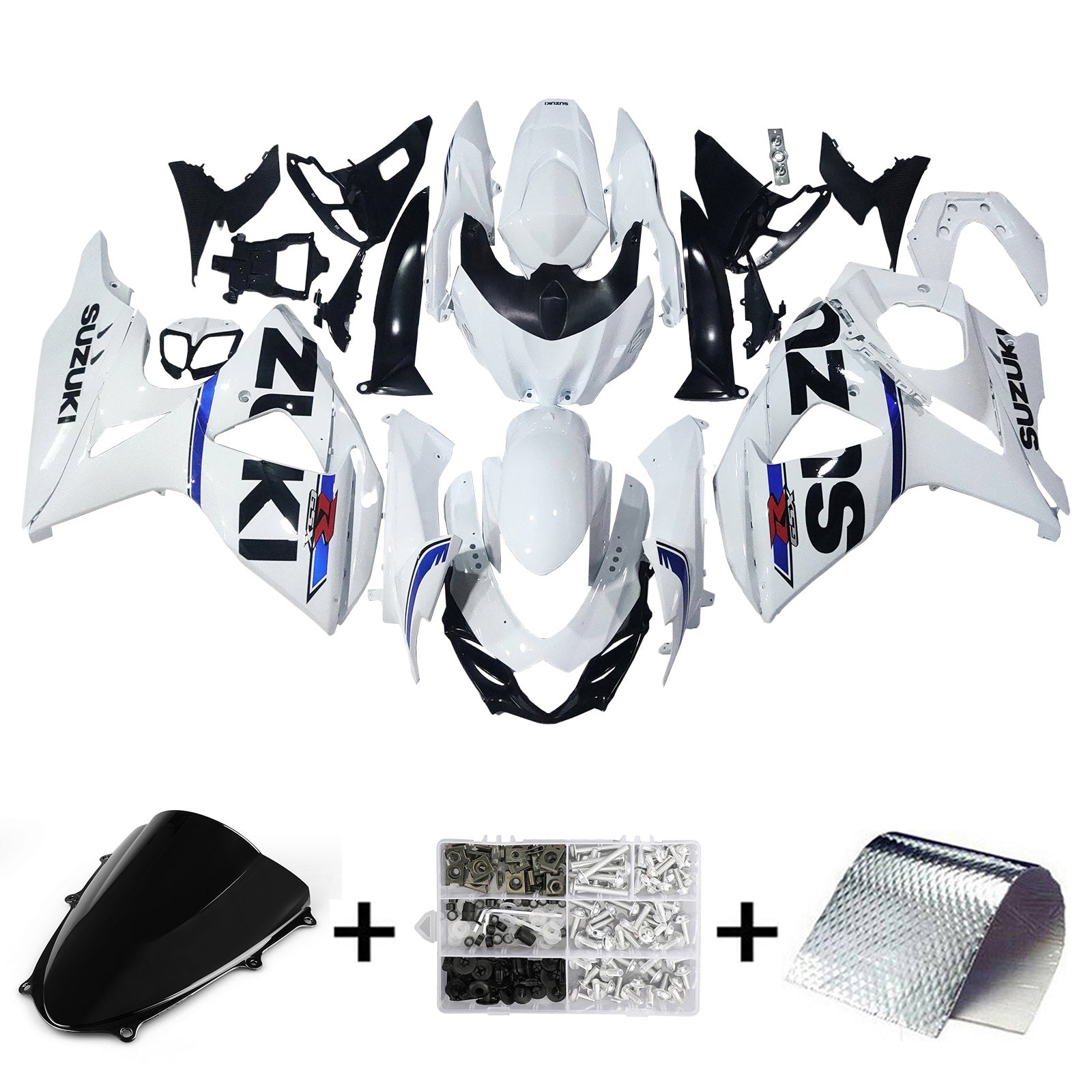 Amotopart Suzuki GSXR1000 2009-2016 K9 Fairing Kit Bodywork Plastic ABS