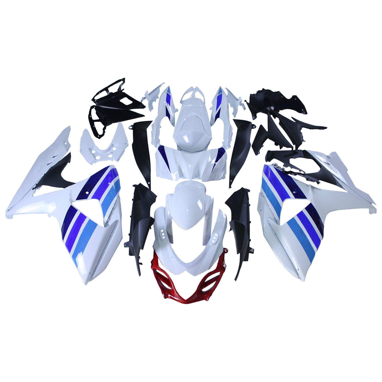 Amotopart Suzuki GSXR1000 2009-2016 K9 Fairing Kit Bodywork Plastic ABS