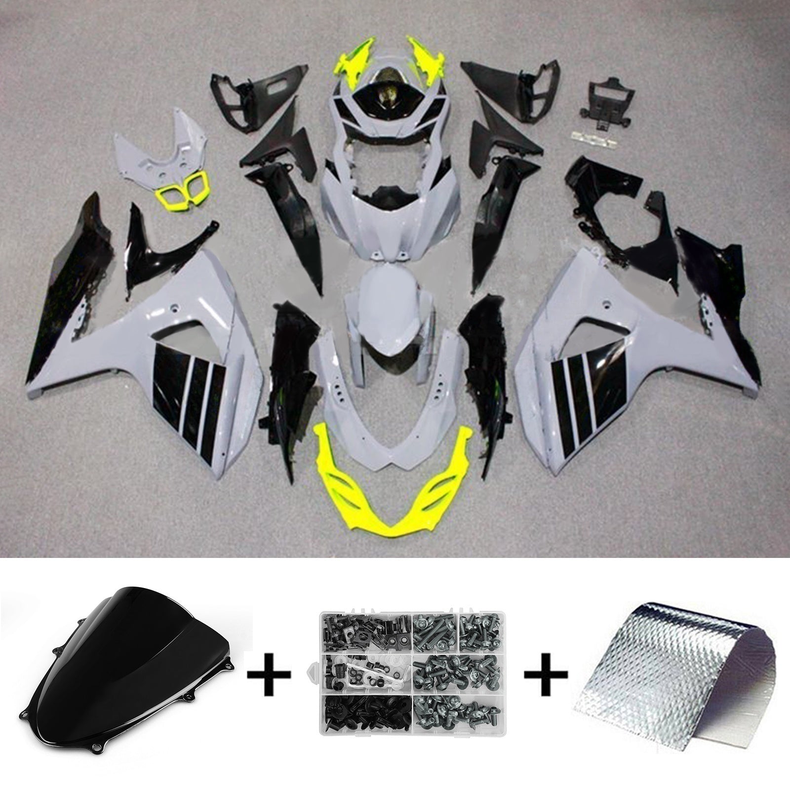 Amotopart Suzuki GSXR1000 2009-2016 K9 Fairing Kit Bodywork Plastic ABS