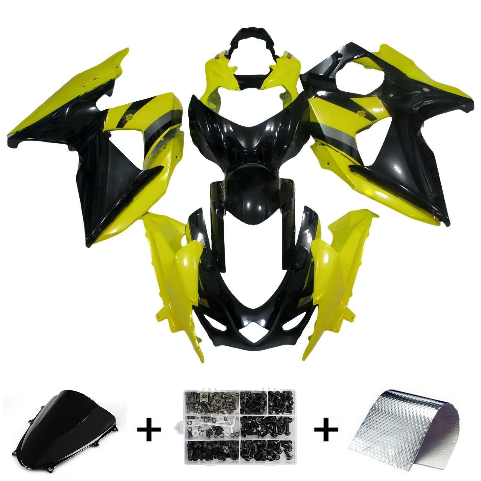 Amotopart Suzuki GSXR1000 2009-2016 K9 Fairing Kit Bodywork Plastic ABS