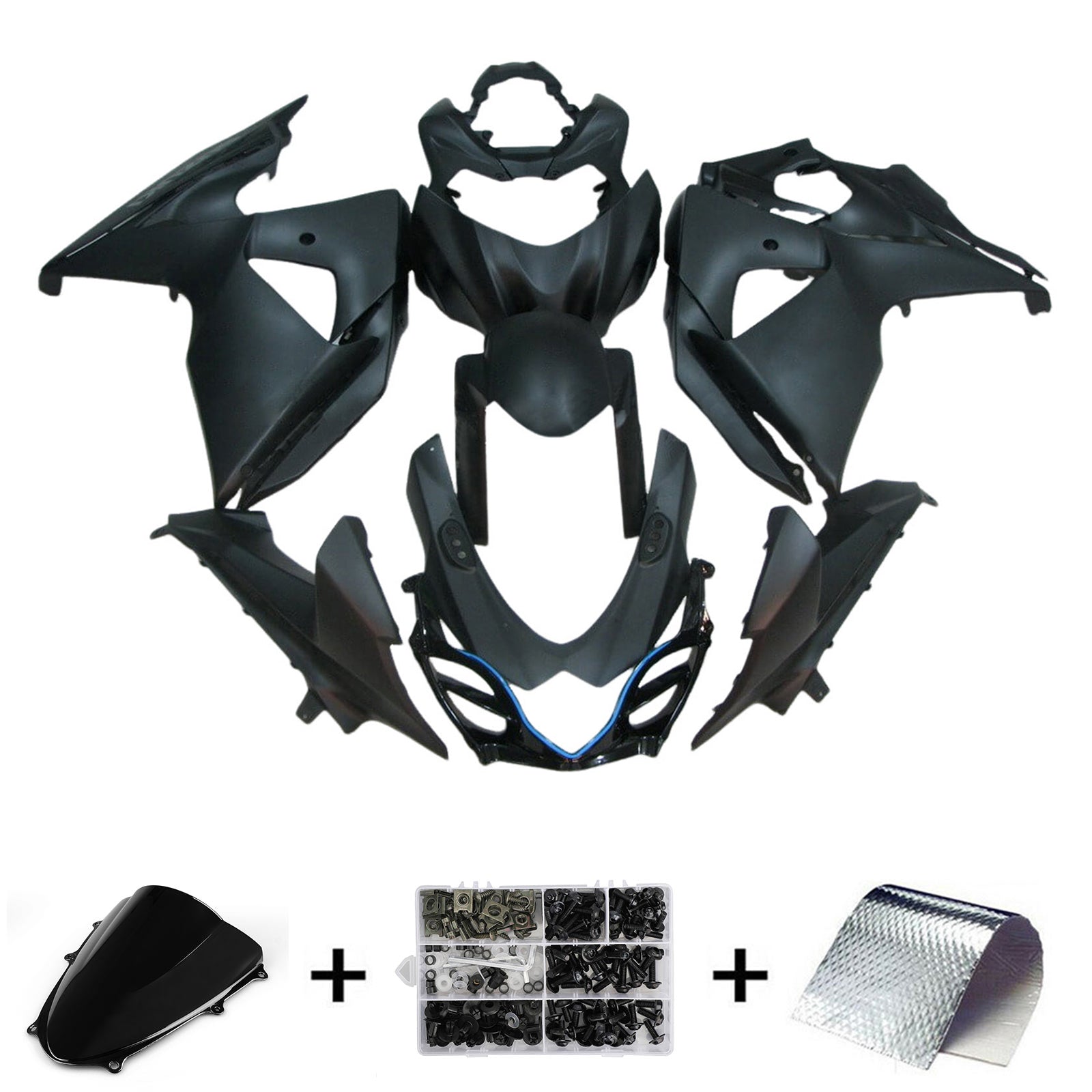 Amotopart Suzuki GSXR1000 2009-2016 K9 Fairing Kit Bodywork Plastic ABS