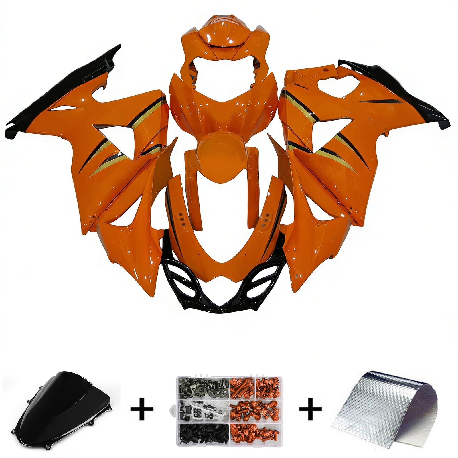 Amotopart Suzuki GSXR1000 2009-2016 K9 Fairing Kit Bodywork Plastic ABS