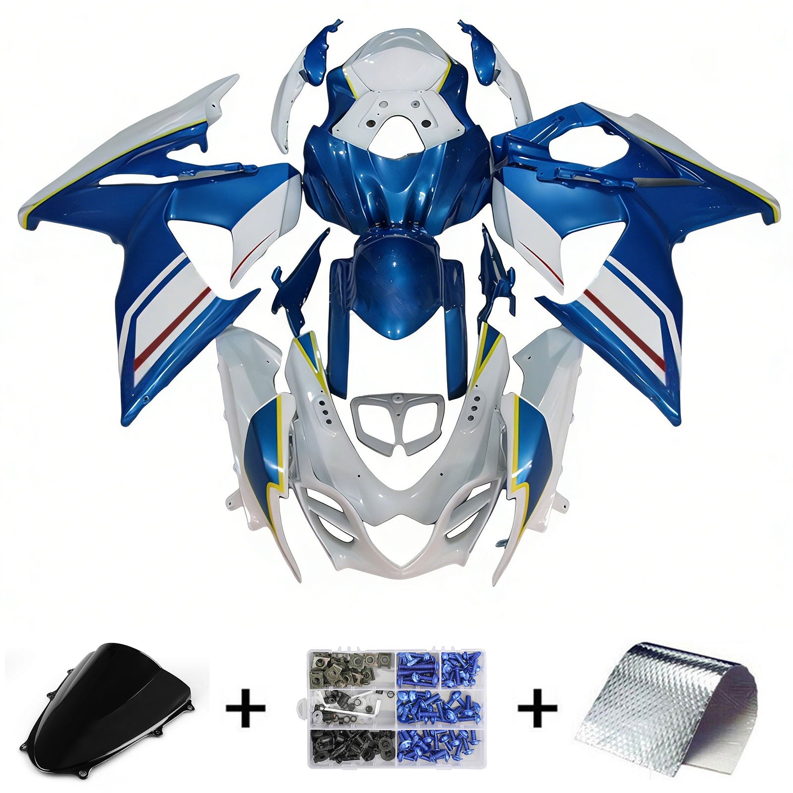 Amotopart Suzuki GSXR1000 2009-2016 K9 Fairing Kit Bodywork Plastic ABS