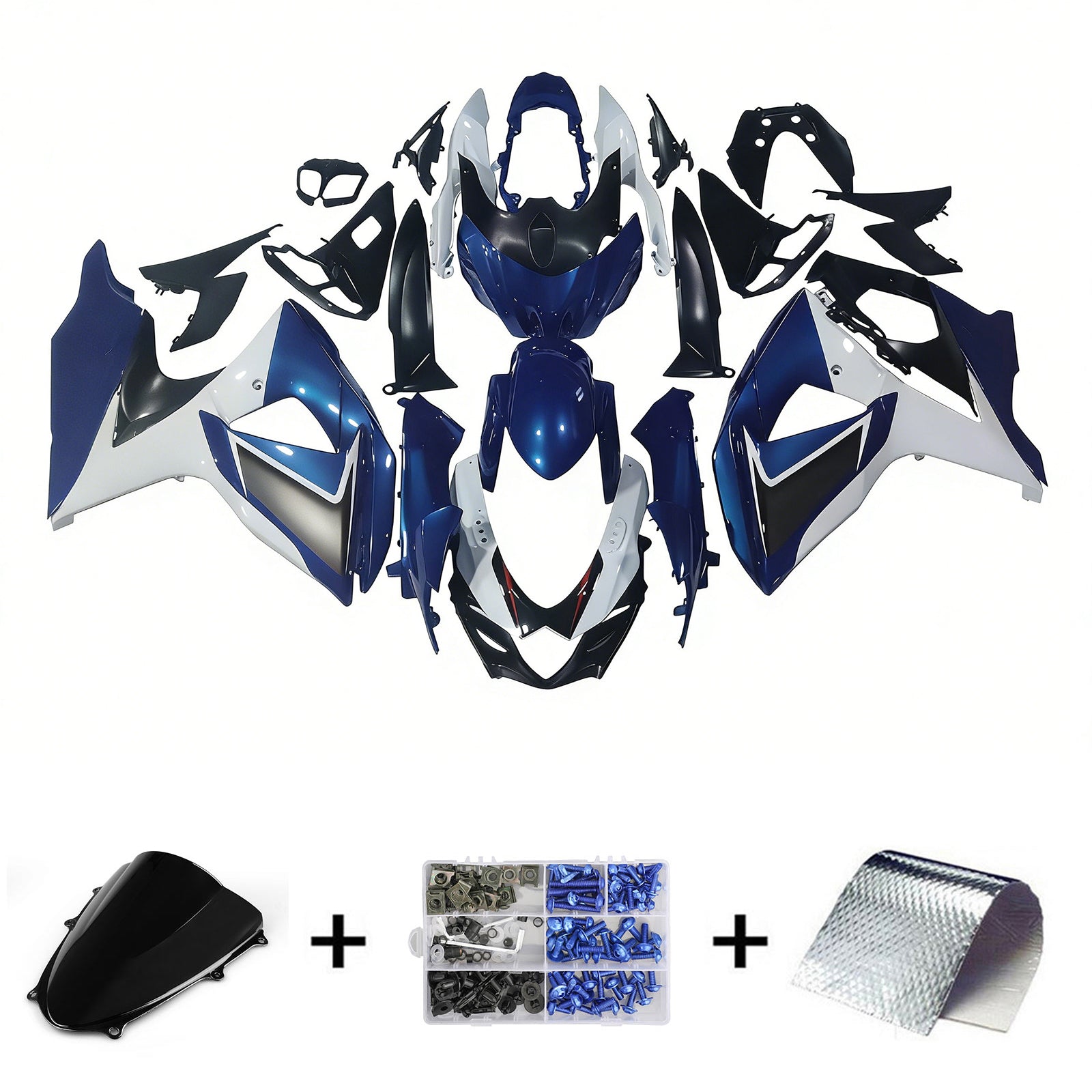 Amotopart Suzuki GSXR1000 2009-2016 K9 Fairing Kit Bodywork Plastic ABS