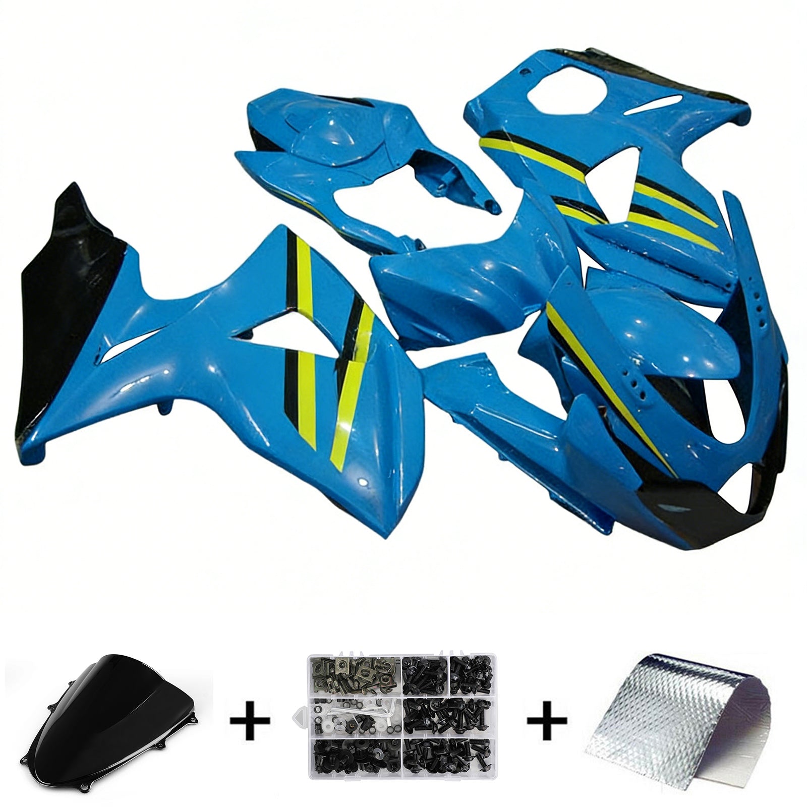 Amotopart Suzuki GSXR1000 2009-2016 K9 Fairing Kit Bodywork Plastic ABS
