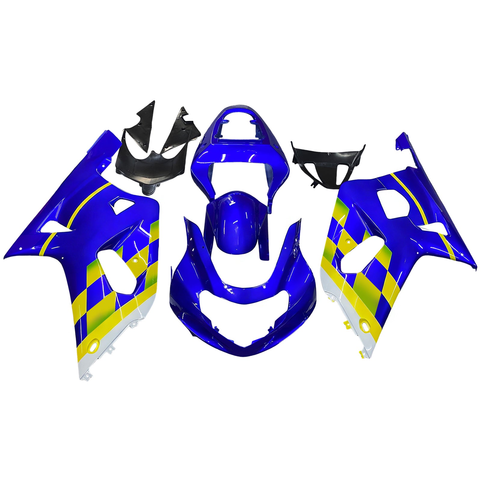 Fairings 2001-2003 Suzuki GSXR 600 Blue Movistar Suzuki