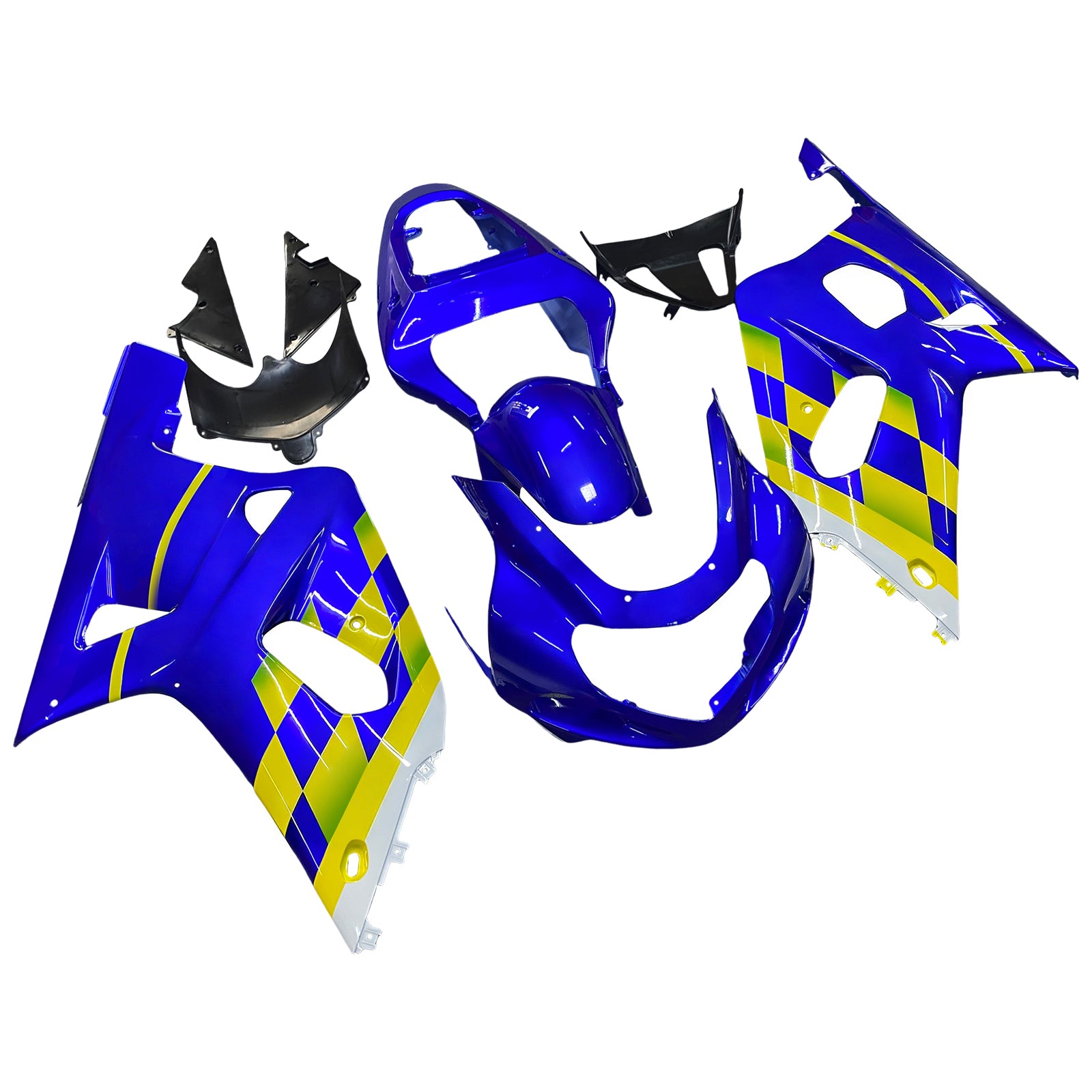 Fairings 2001-2003 Suzuki GSXR 600 Blue Movistar Suzuki