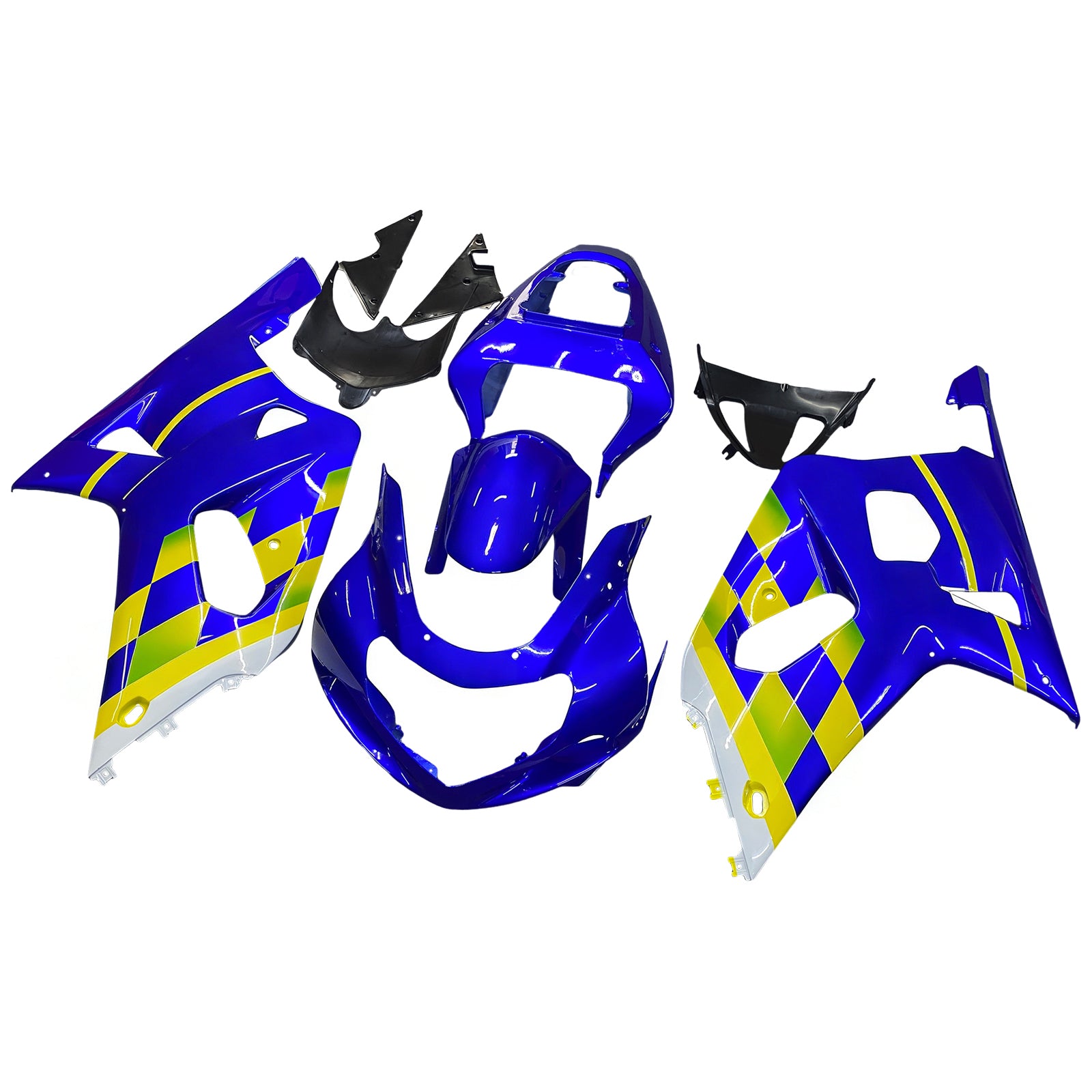 Fairings 2001-2003 Suzuki GSXR 600 Blue Movistar Suzuki