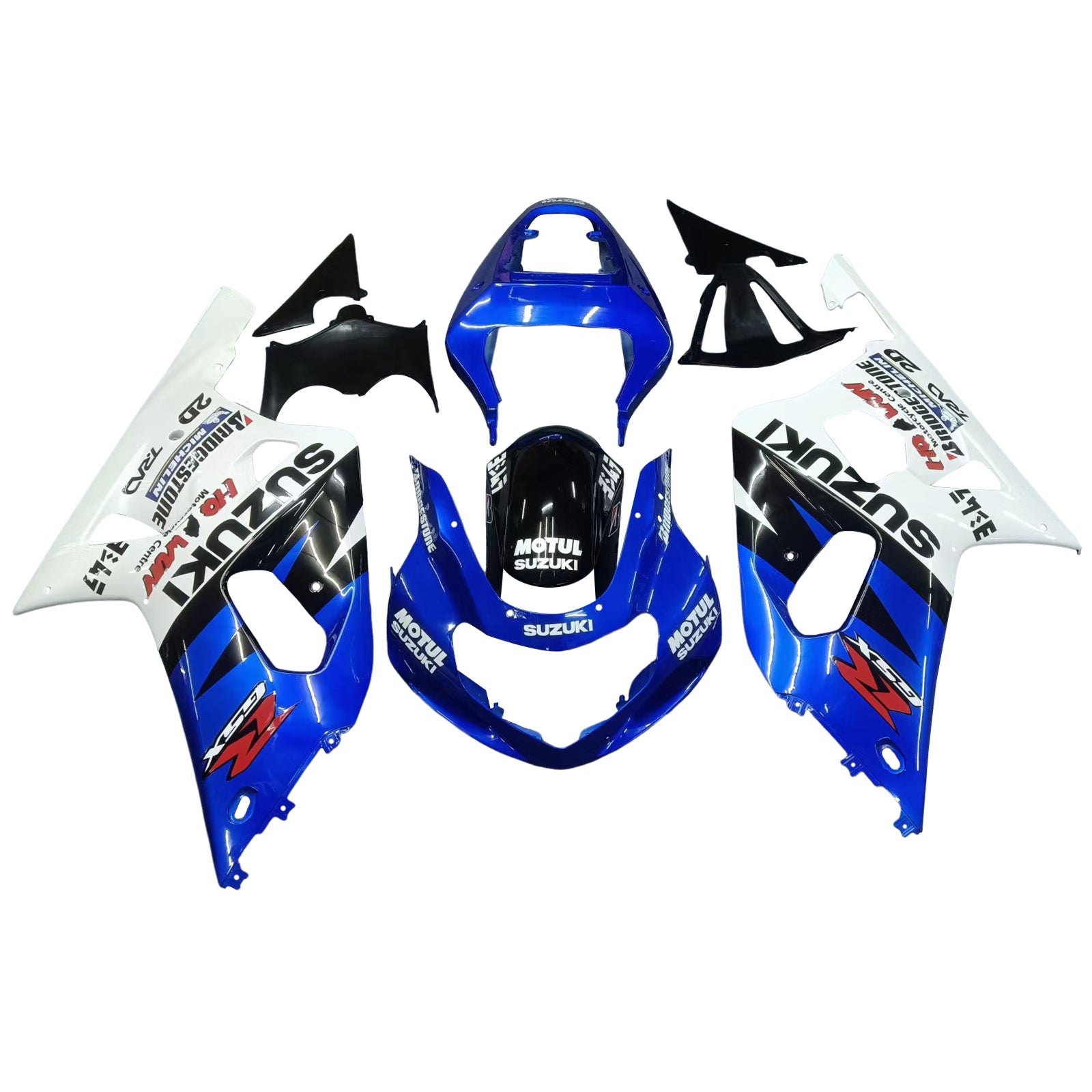 Fairings 2001-2003 Suzuki GSXR 600 Blue Motul Suzuki