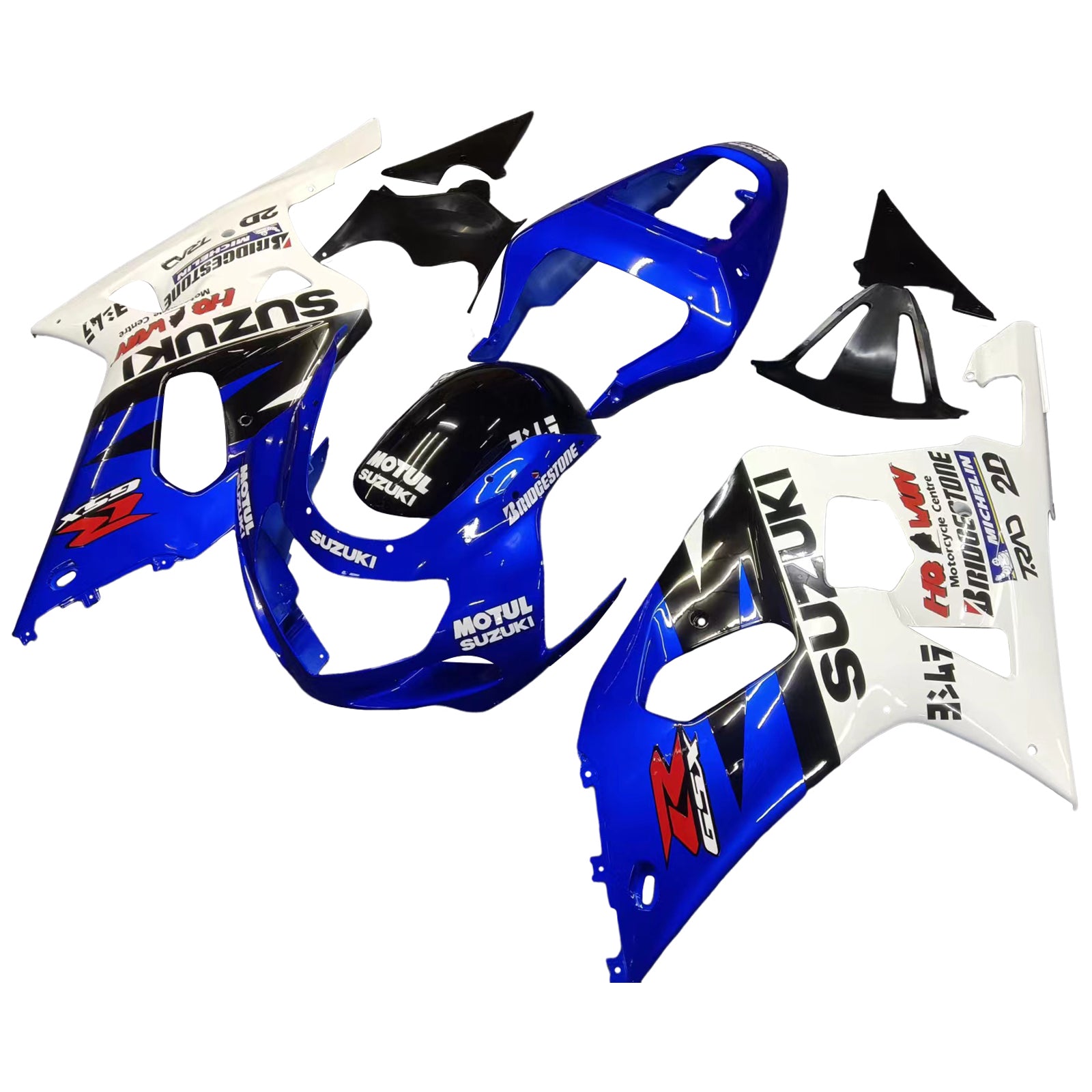 Fairings 2001-2003 Suzuki GSXR 600 Blue Motul Suzuki