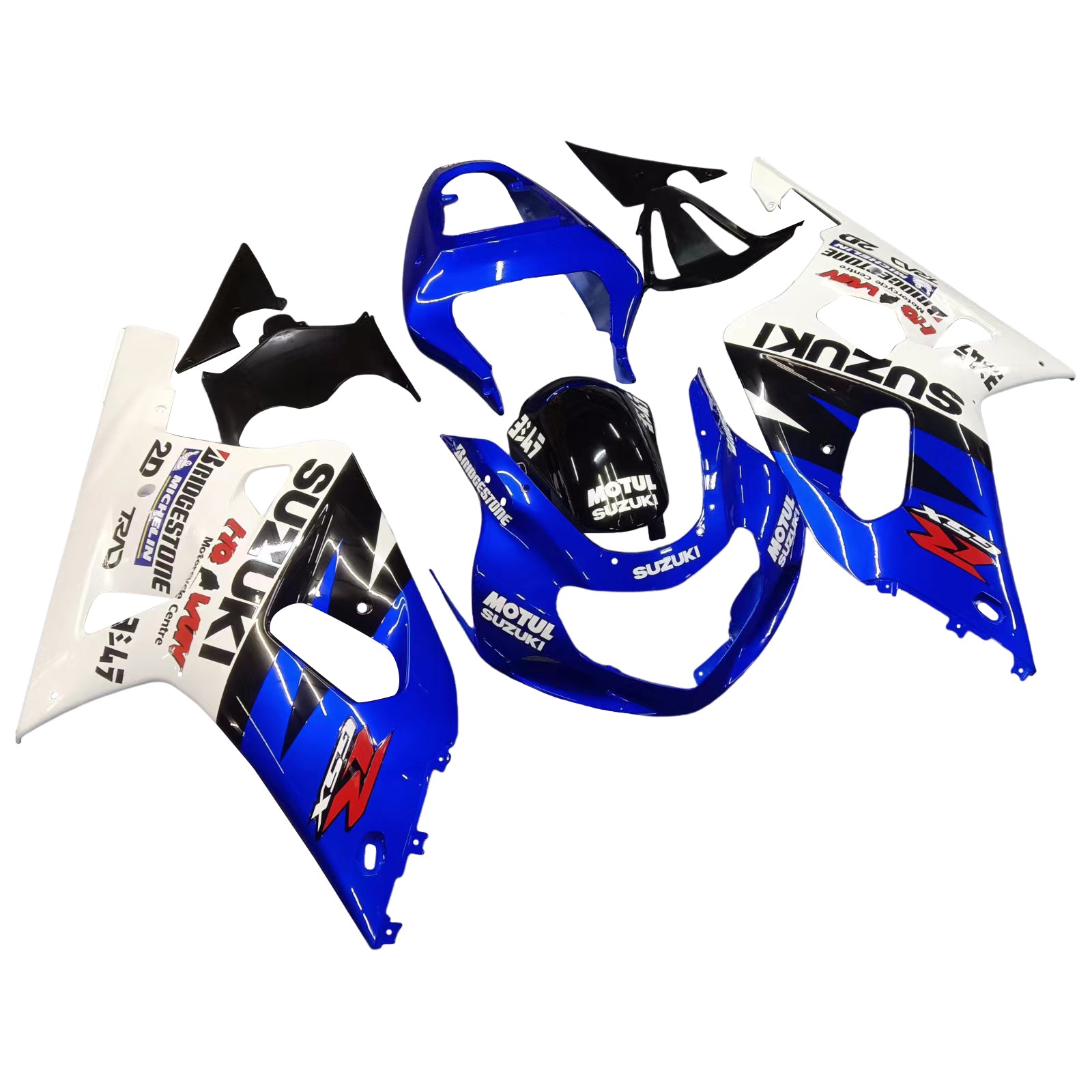 Fairings 2001-2003 Suzuki GSXR 600 Blue Motul Suzuki