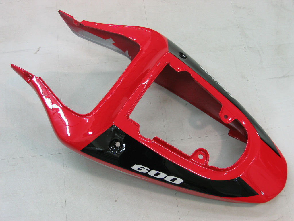 페어링 2001-2003 스즈키 GSXR 600 실버 레드 블랙 GSXR 제네릭