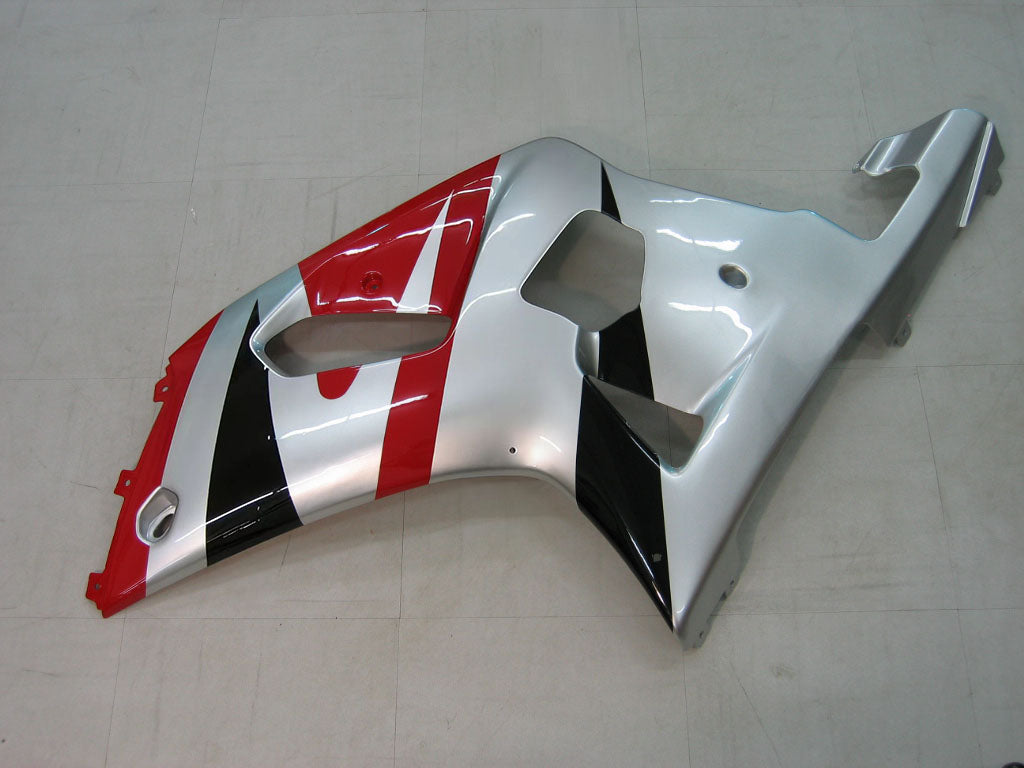 페어링 2001-2003 스즈키 GSXR 600 실버 레드 블랙 GSXR 제네릭