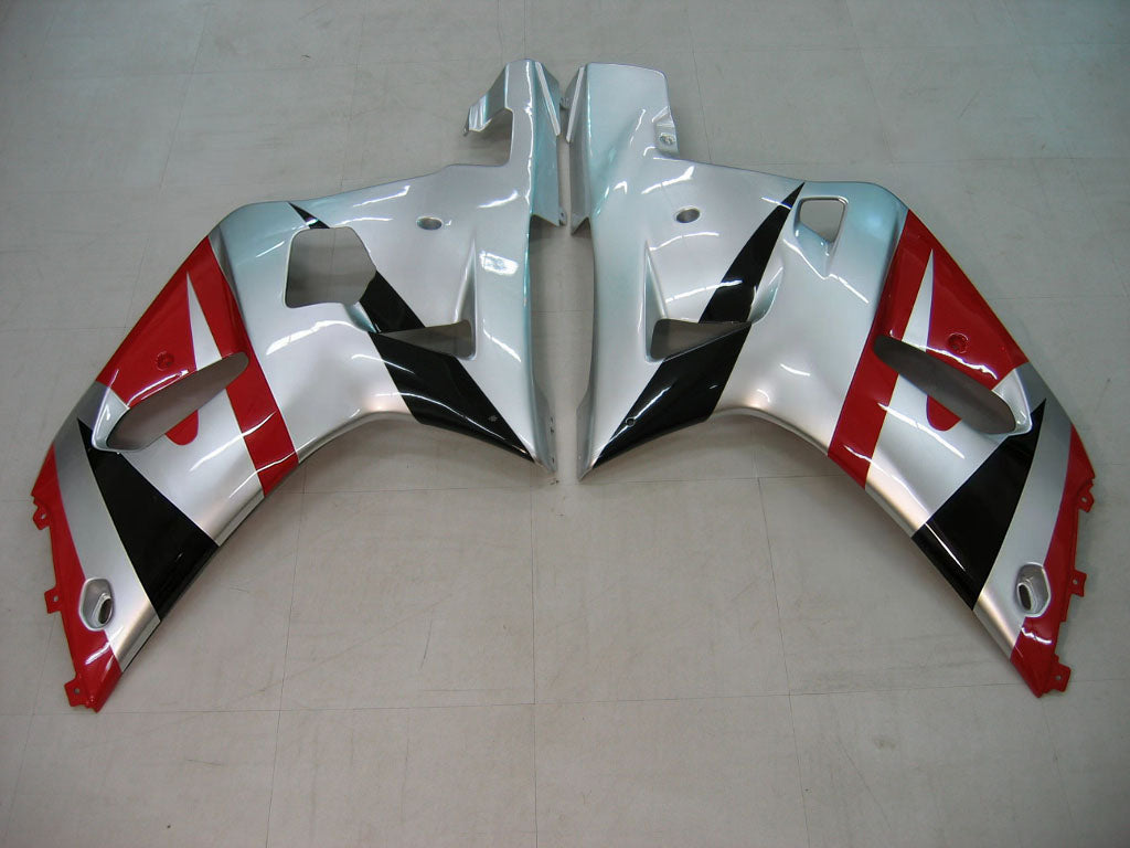 페어링 2001-2003 스즈키 GSXR 600 실버 레드 블랙 GSXR 제네릭