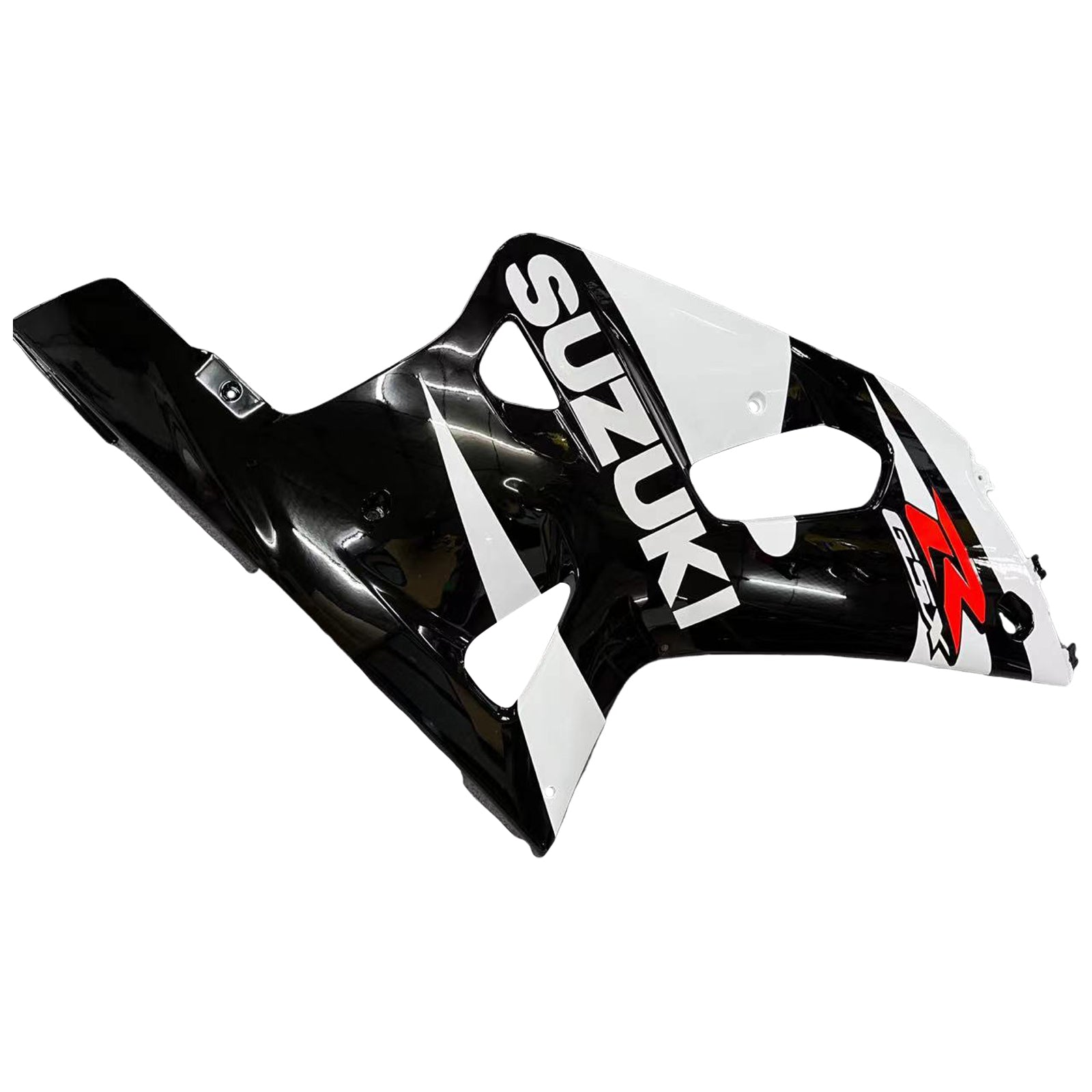 Fairings 2001-2003 سوزوكي GSXR 600 أبيض وأسود GSXR