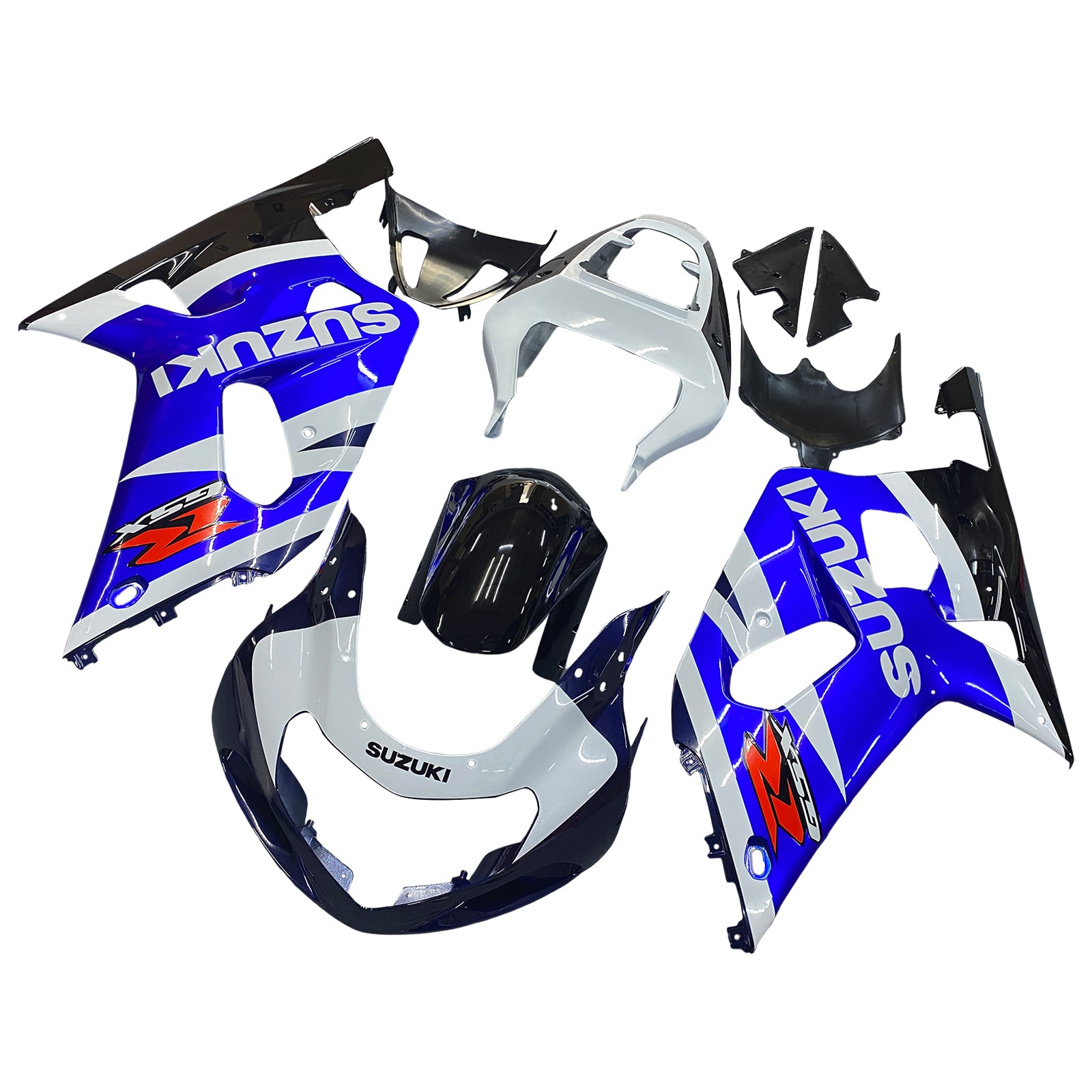 Fairings 2001-2003 Suzuki GSXR 600 Blue White Black GSXR